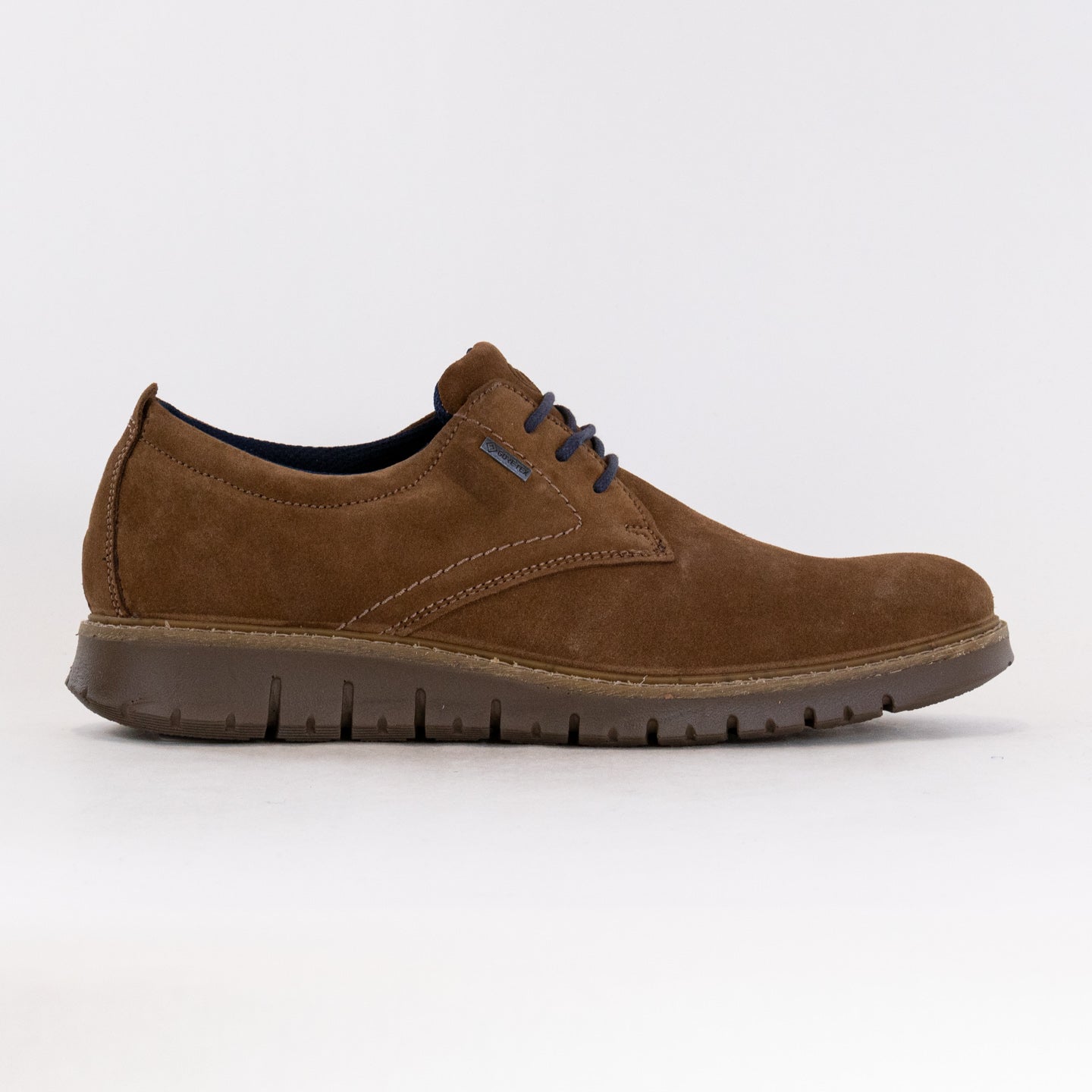 Men's Ara Leandro Suede Cognac Oxford Shoes with Gore-Tex Technology