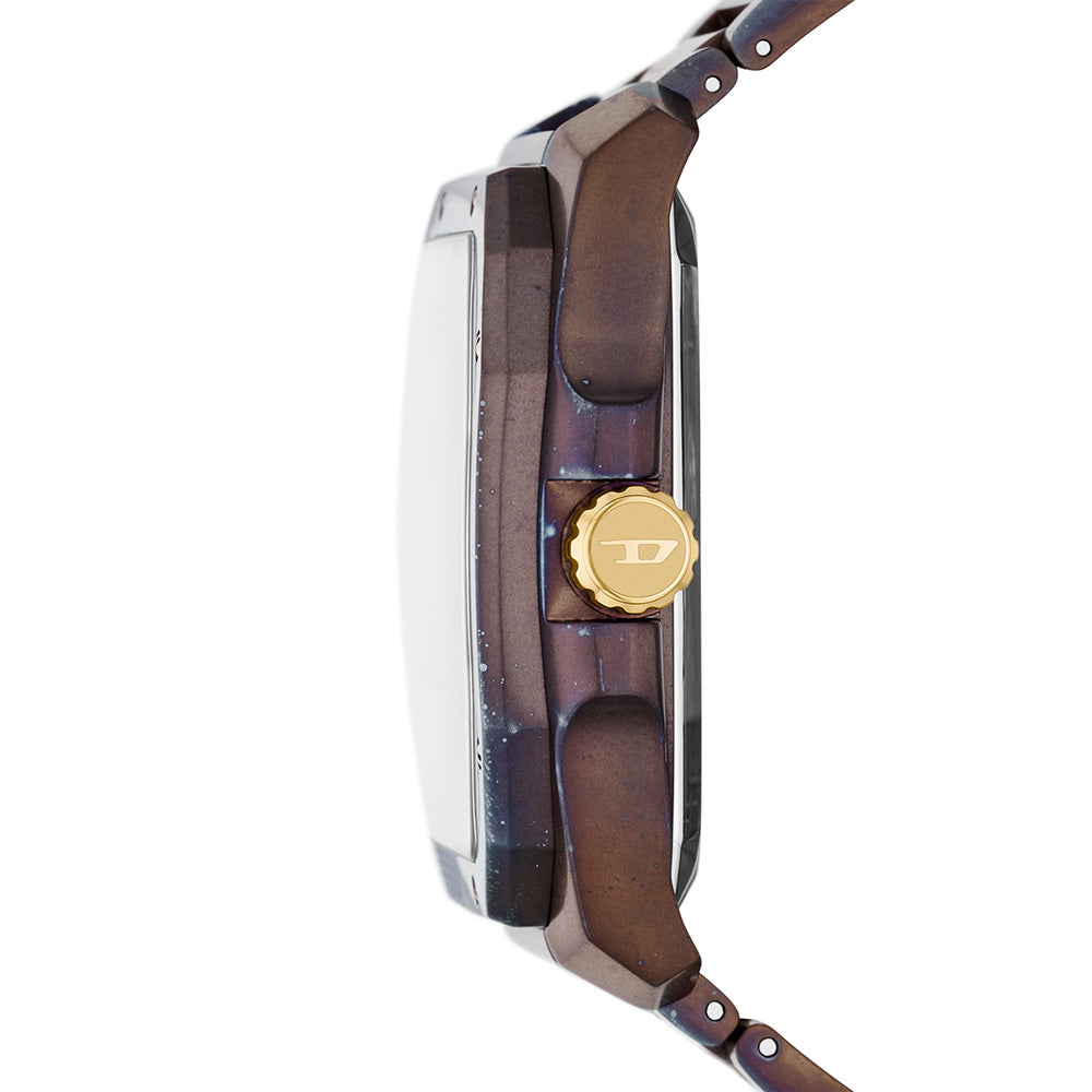 Diesel Men's Automatic Flayed Heat-Treated Stainless Steel Watch DZ7473