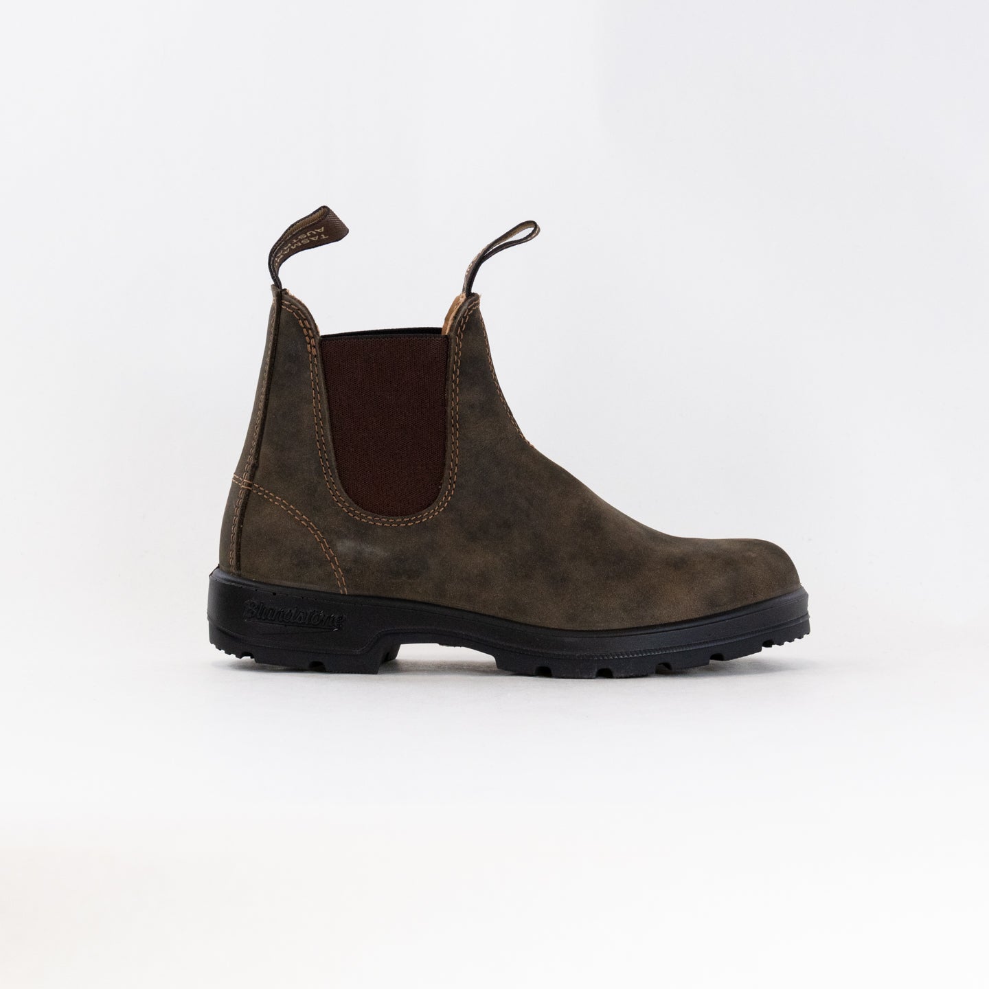 Blundstone Unisex Chelsea Boots 585 in Rustic Brown Color