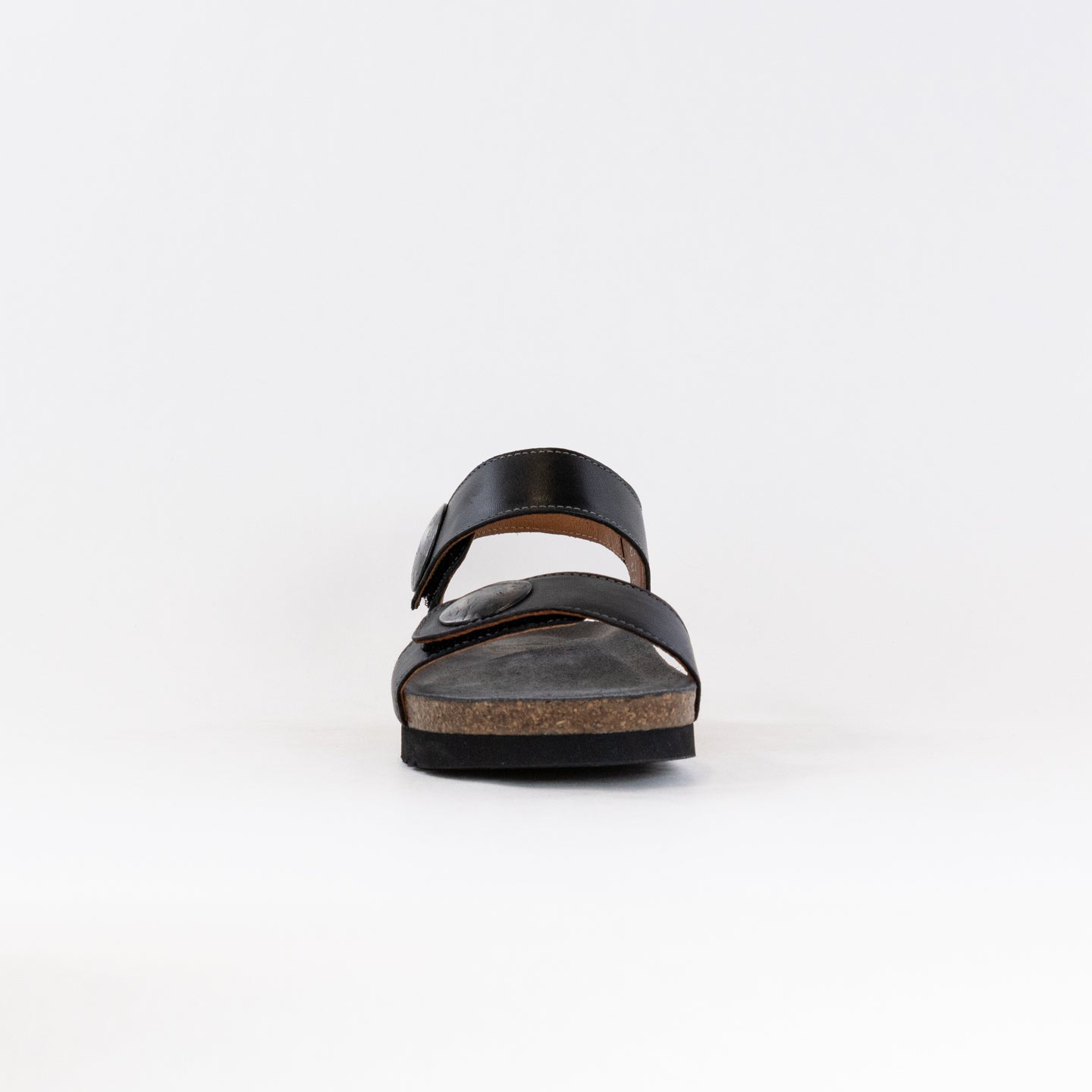 Women's Taos Luckie Sandals in Stylish Black Leather