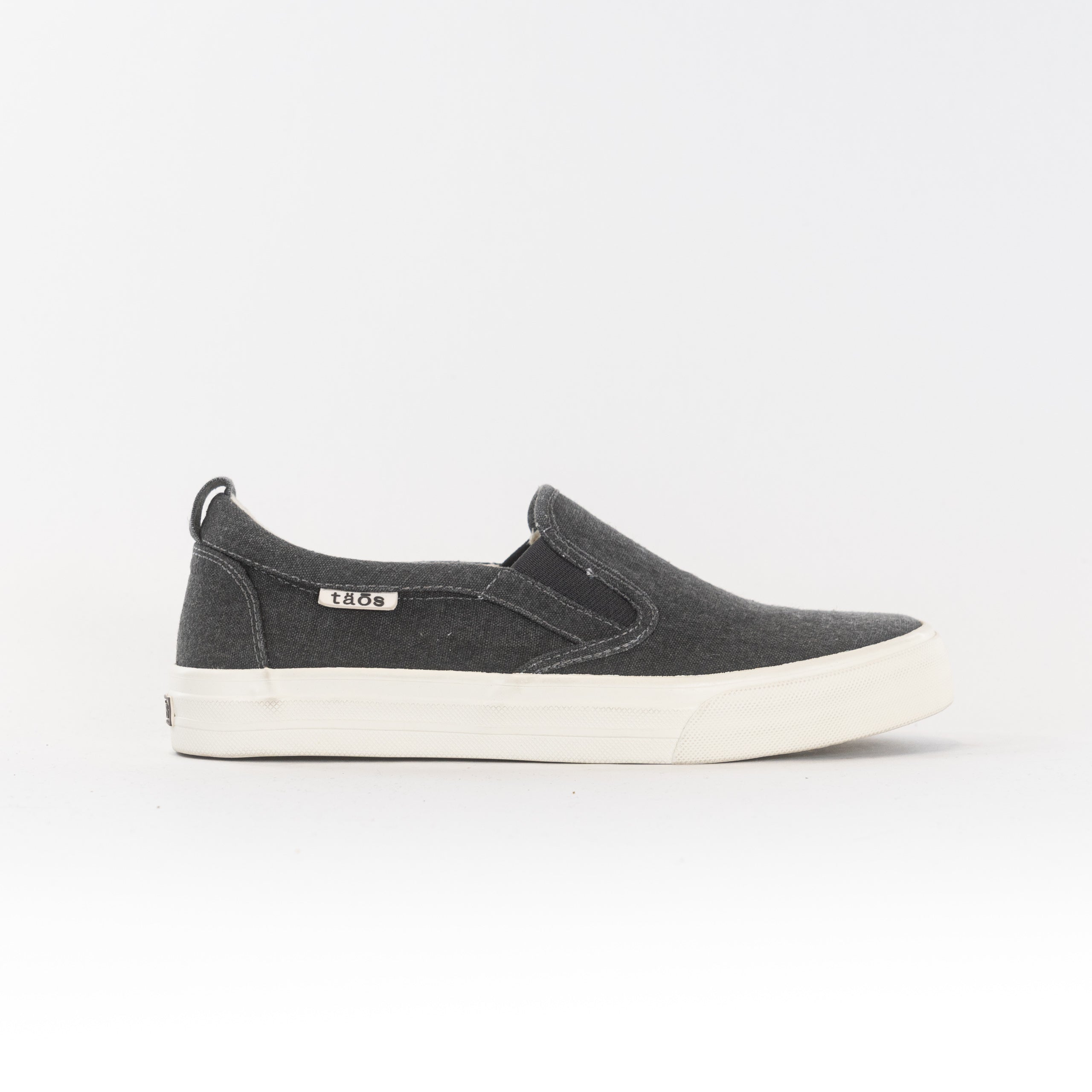 Women's Taos Rubber Soul Charcoal Washed Canvas Casual Sneakers