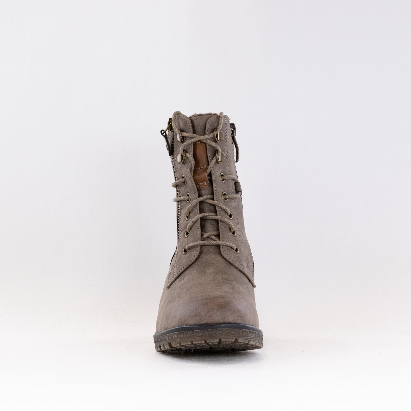 Spring Step Women's Hellewn Casual Mid Boots in Taupe Color
