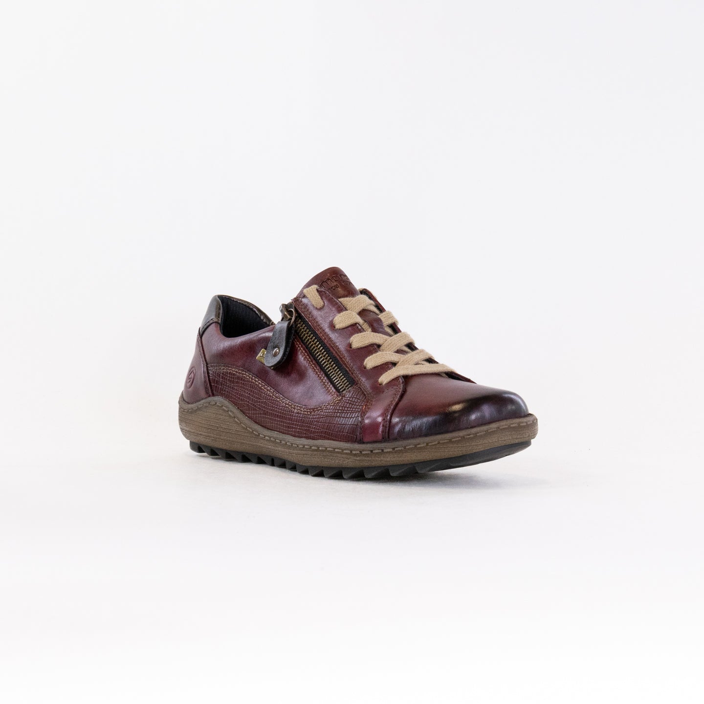 Women's Red Combi Remonte Liv 40 Stylish Lace - Up Shoes