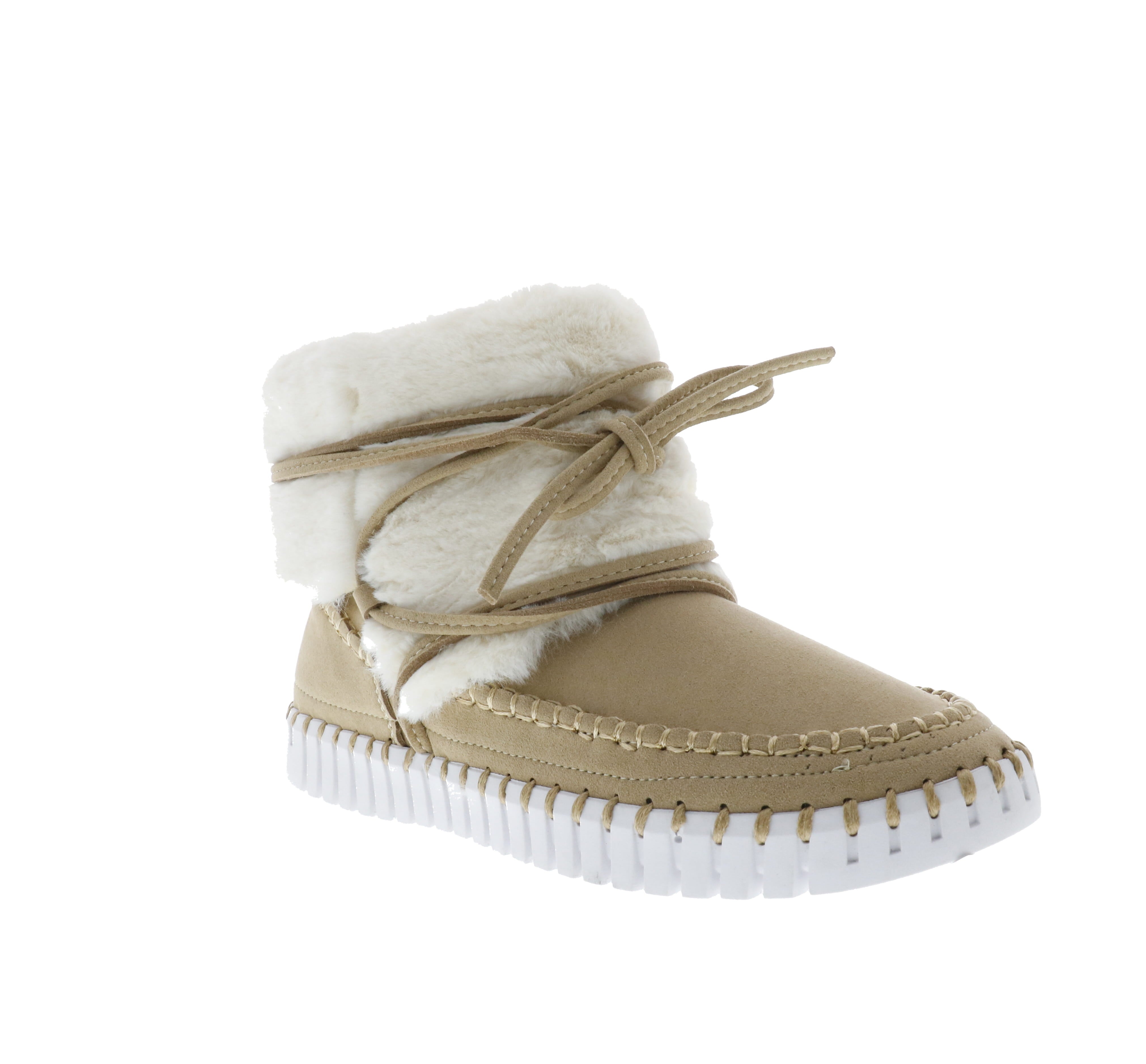Ilse Jacobsen Women's Tulip 6072 Ankle Boots in Latte Color