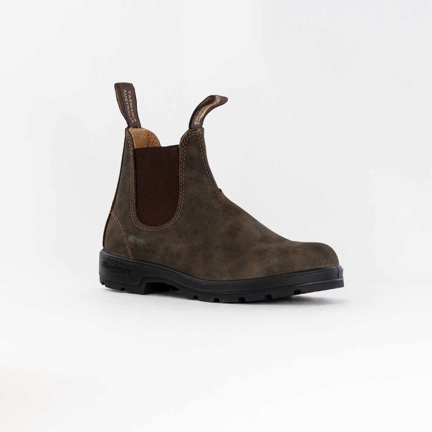 Blundstone Unisex Chelsea Boots 585 in Rustic Brown Color