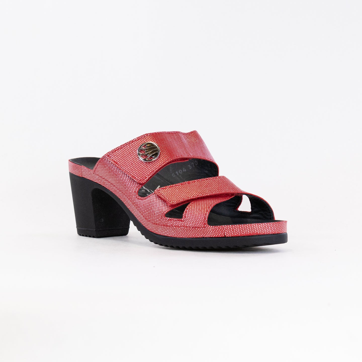 Red Vital Petra Women's Mule Sandals with Health Benefits