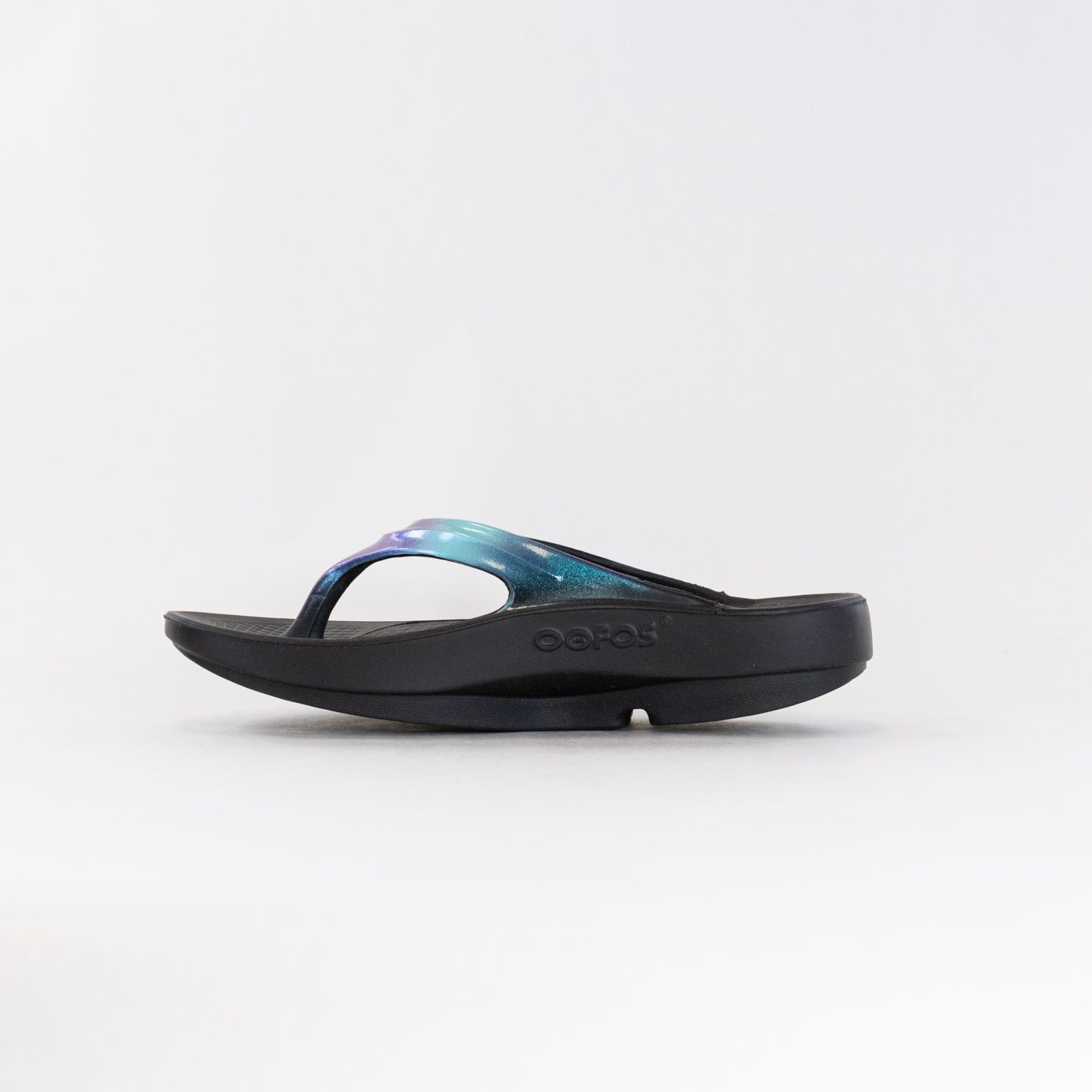 OOFOS Women's Stylish OOlala Luxe Sandals in Atlantis Color