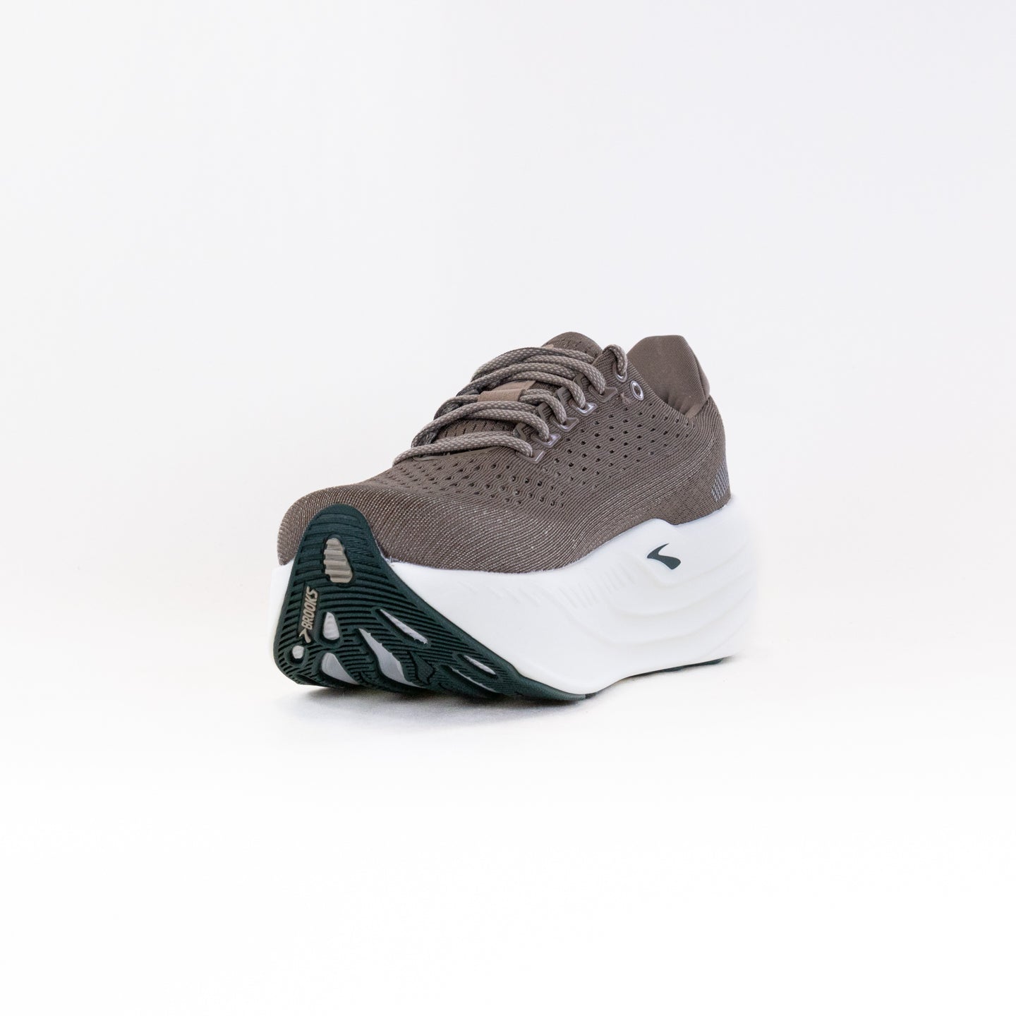 Men's Brooks Glycerin Max Running Shoes in Falcon, Green, and London Fog Colors