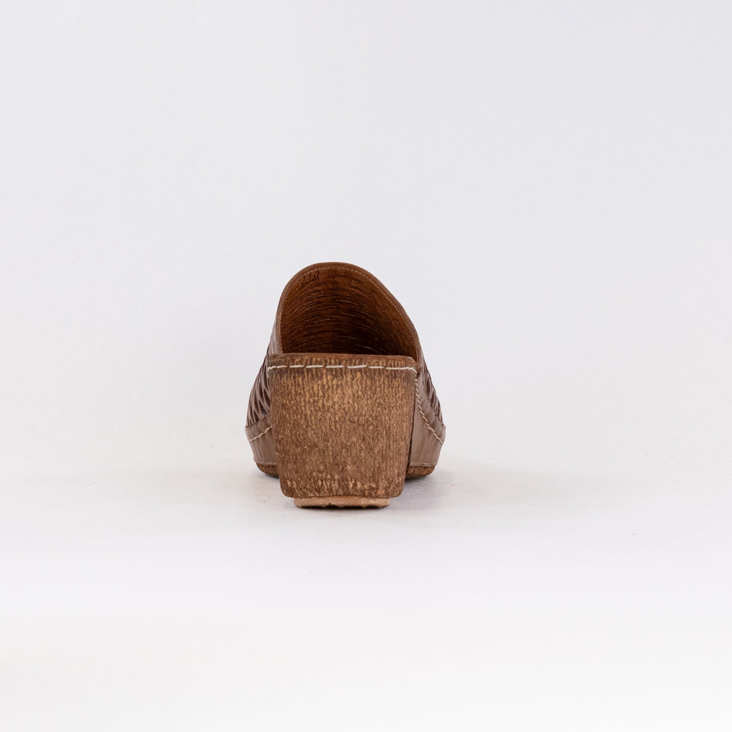 Women's Brown Spring Step Cunacena Leather Wedges for All - Day Comfort