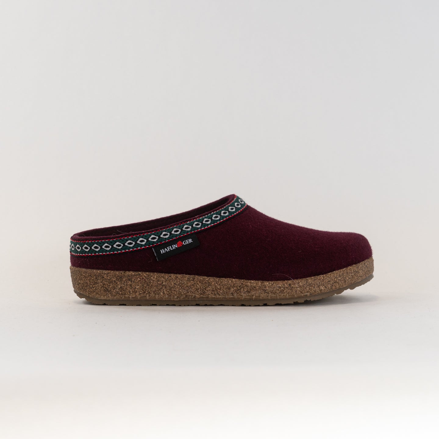 Women's Haflinger GZ Clogs in Bordo - Breathable and Comfortable