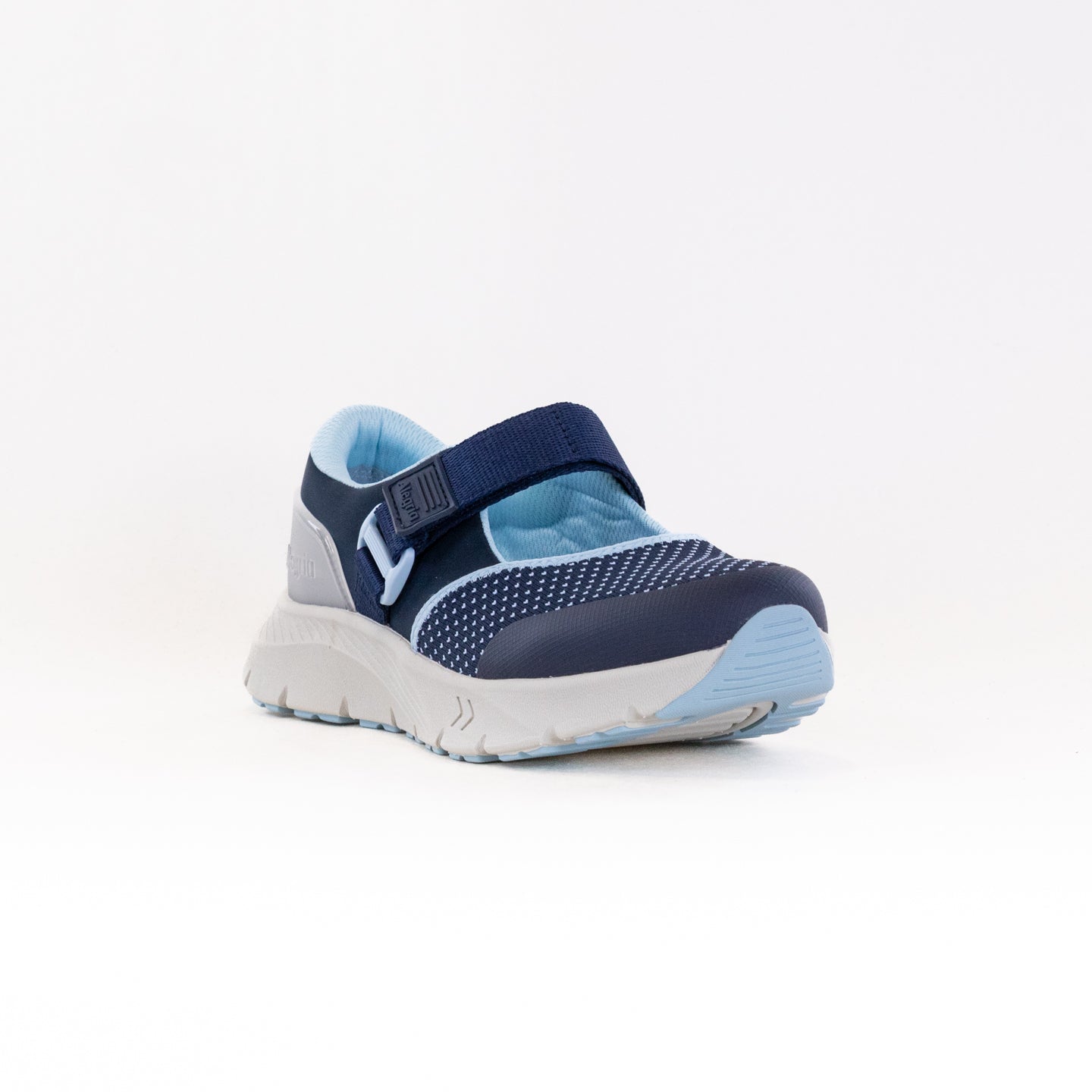 Alegria Atlis Women's Blue Ice Mesh Athletic Shoes with Charm