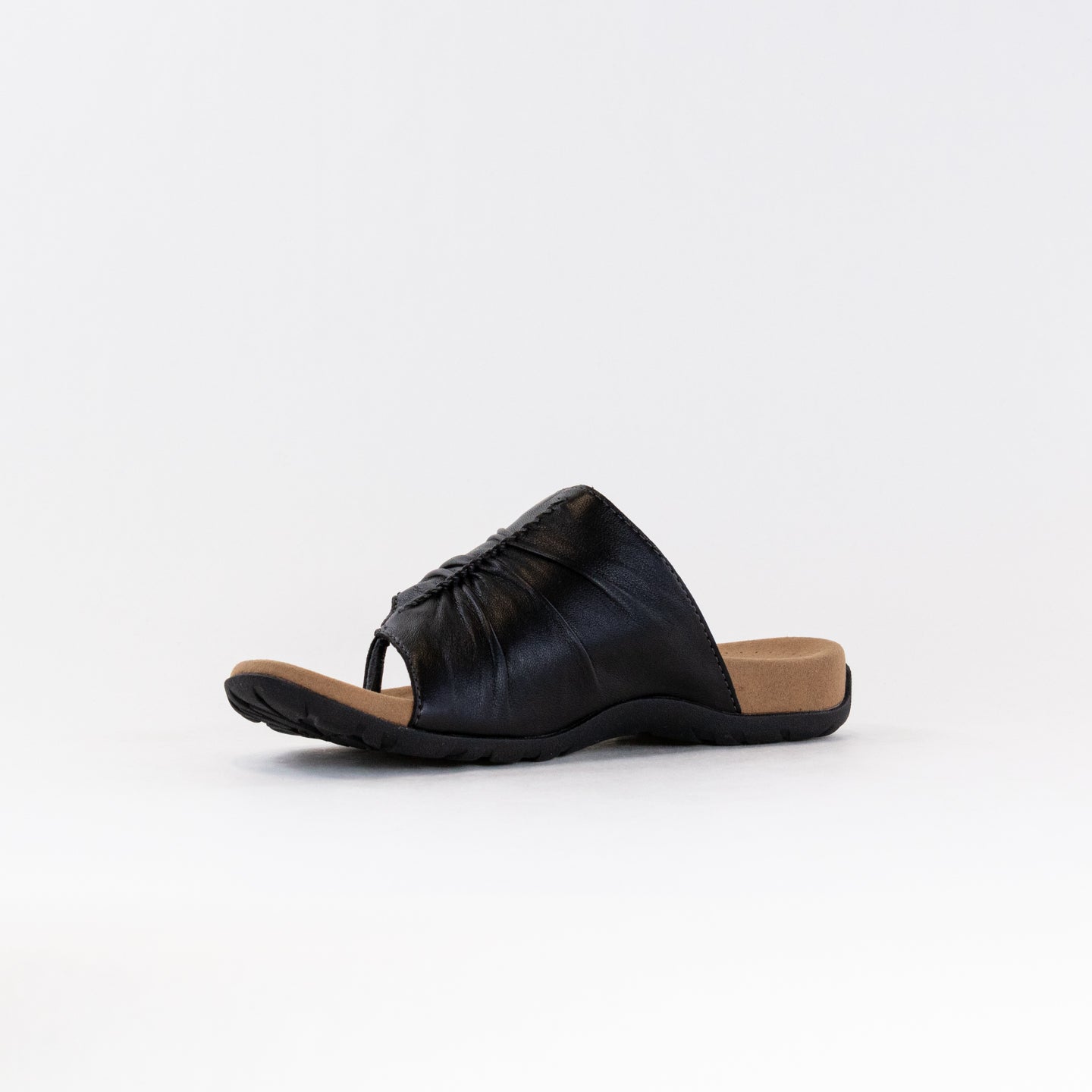 Taos Women's Elegant Black Leather Gift 2 Sandals