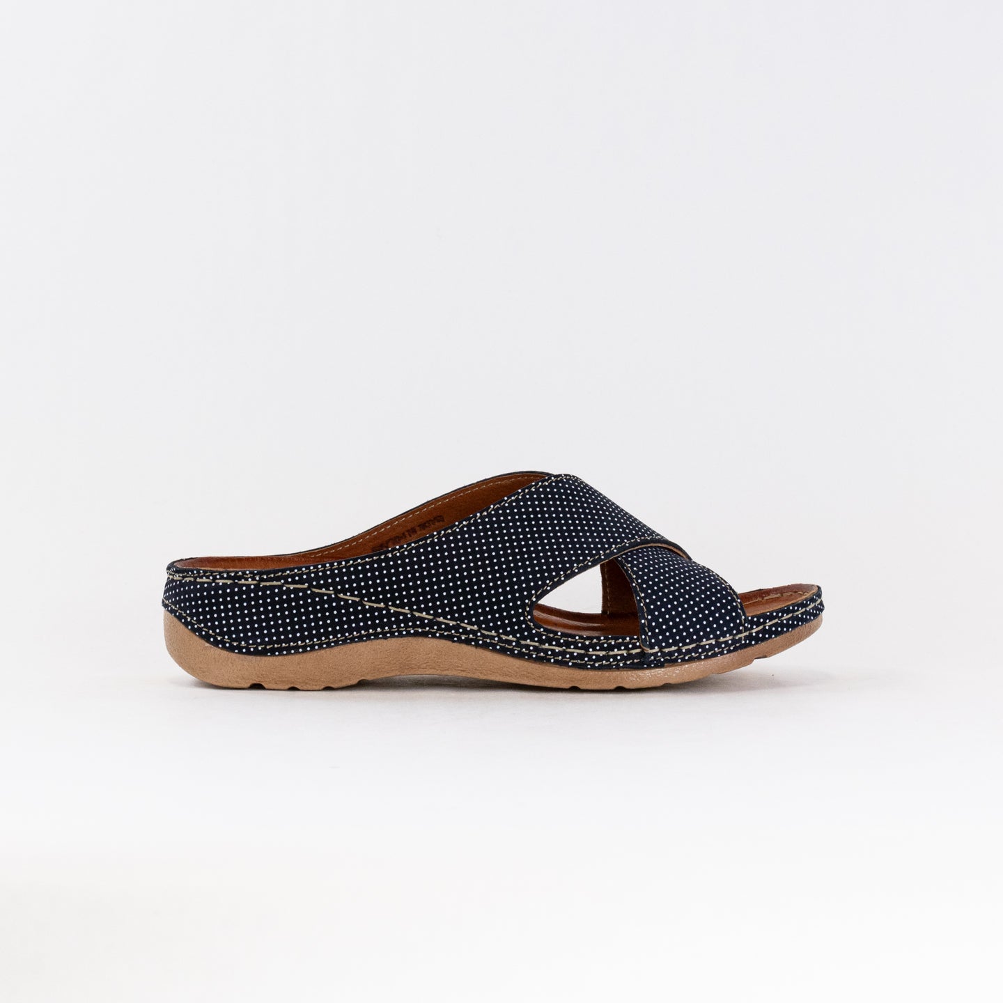 V-Italia Women's Genevieve 869 Comfortable Sandals - Blue Multi