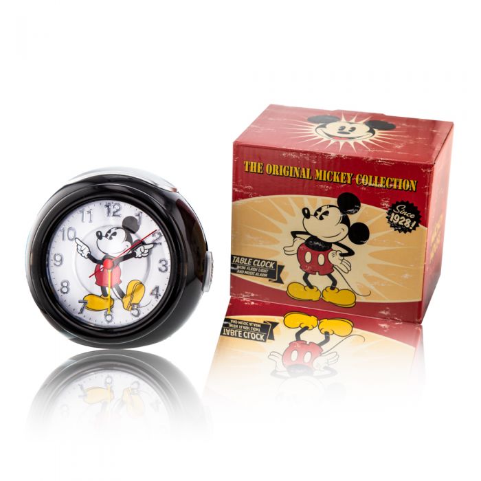 Disney Classic Mickey Mouse Design Musical Alarm Clock TR87992 for Cartoon Enthusiasts