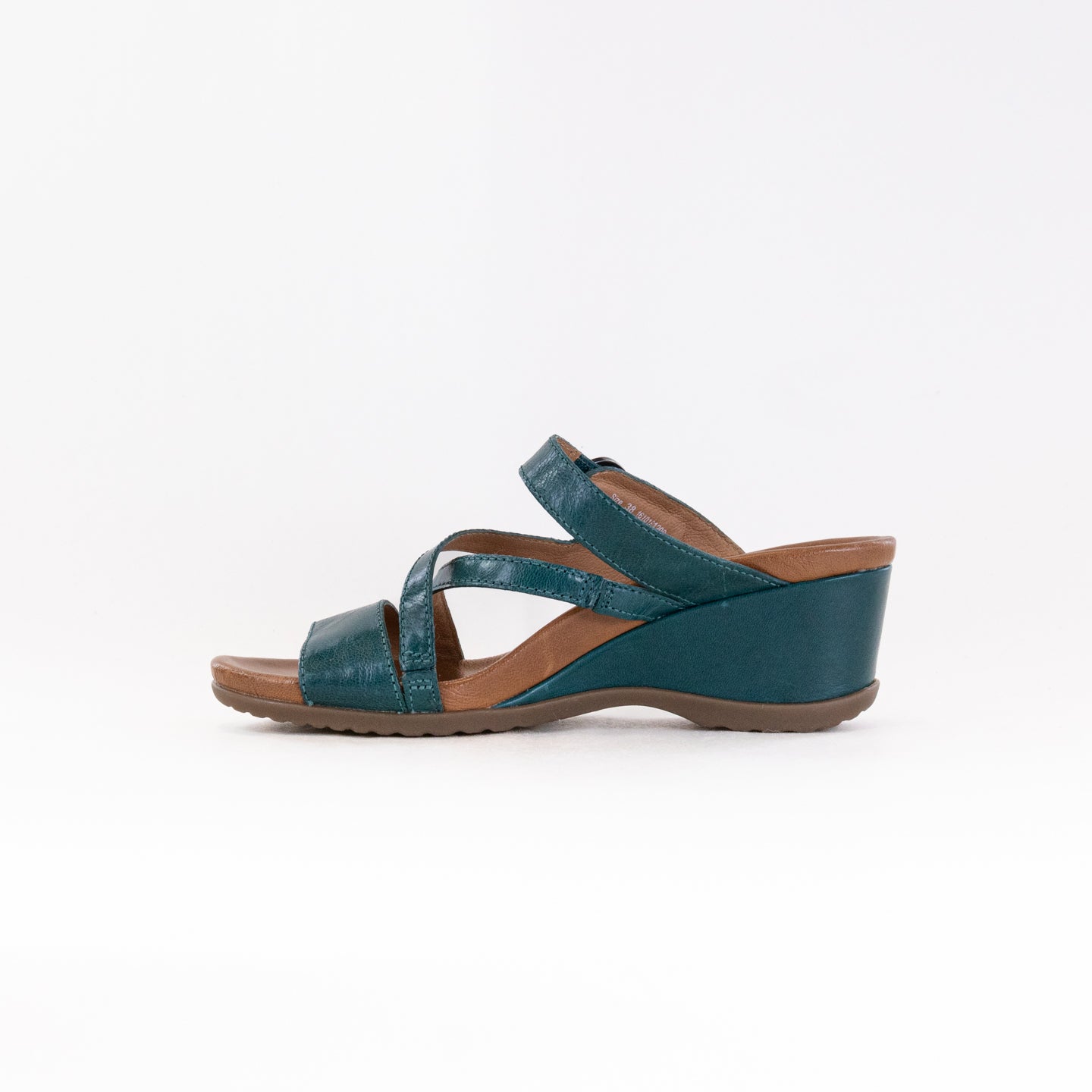 Stylish Teal Dansko Ana Women's Open - Back Wedge Shoes