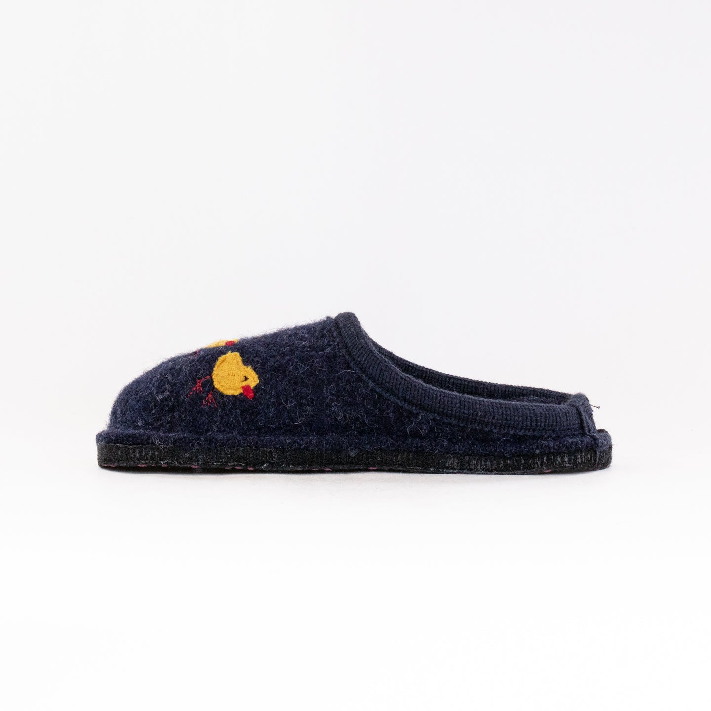 Haflinger Women's Gallina Slippers in Captain's Blue Color