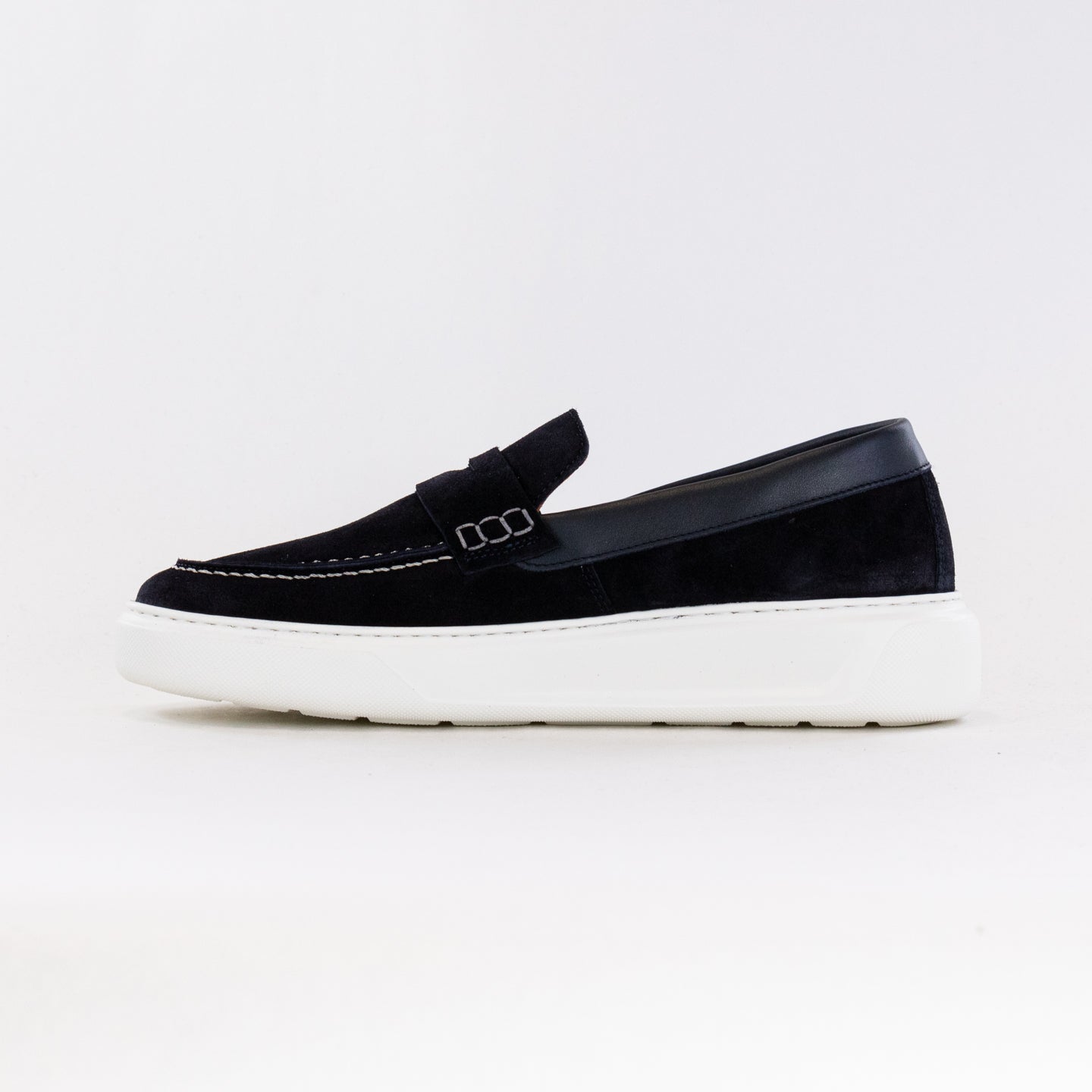 Men's Stylish Summer Navy Suede Ambitious KIT Penny Loafer