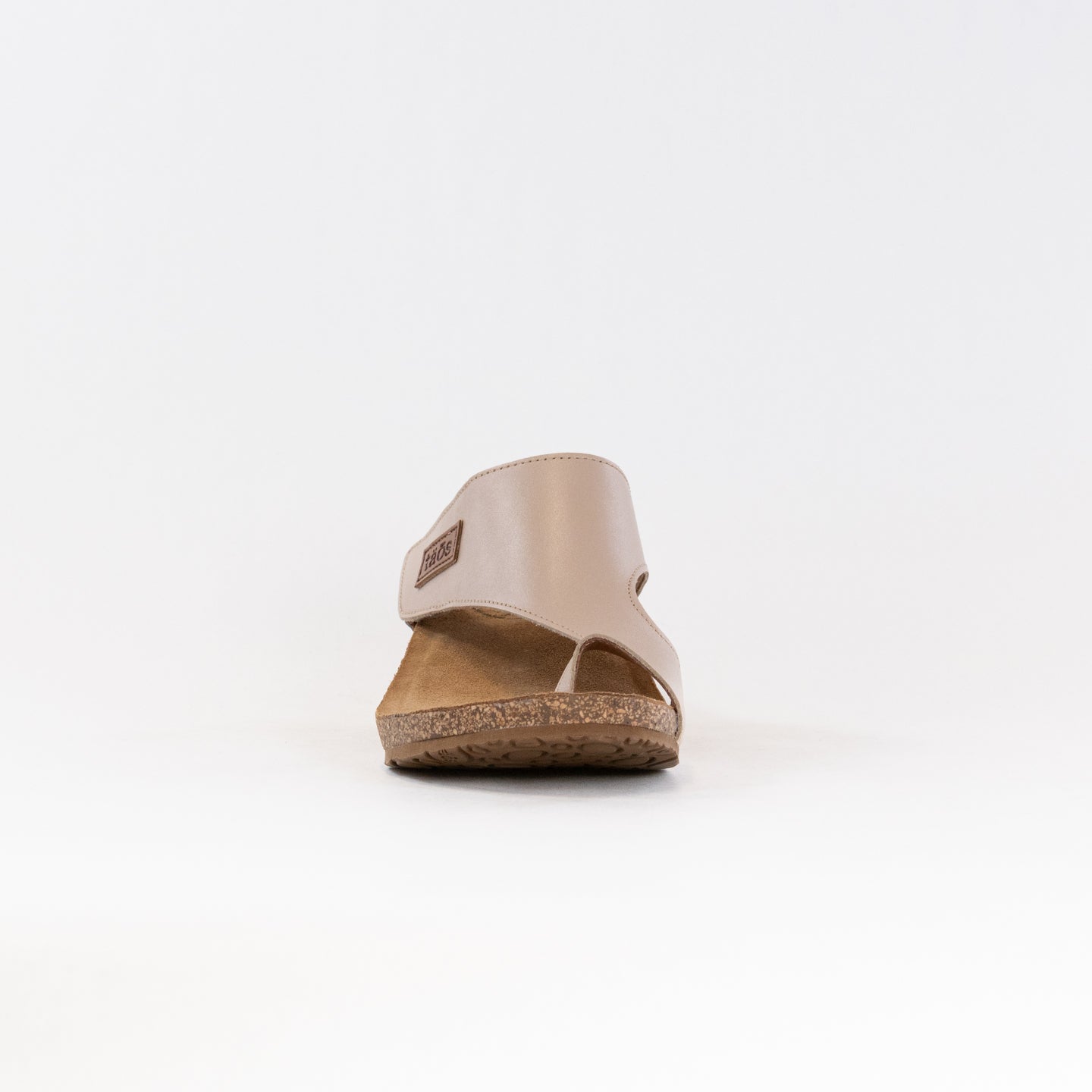 Women's Natural Taos Adjustable Hook & Loop Leather Wedges