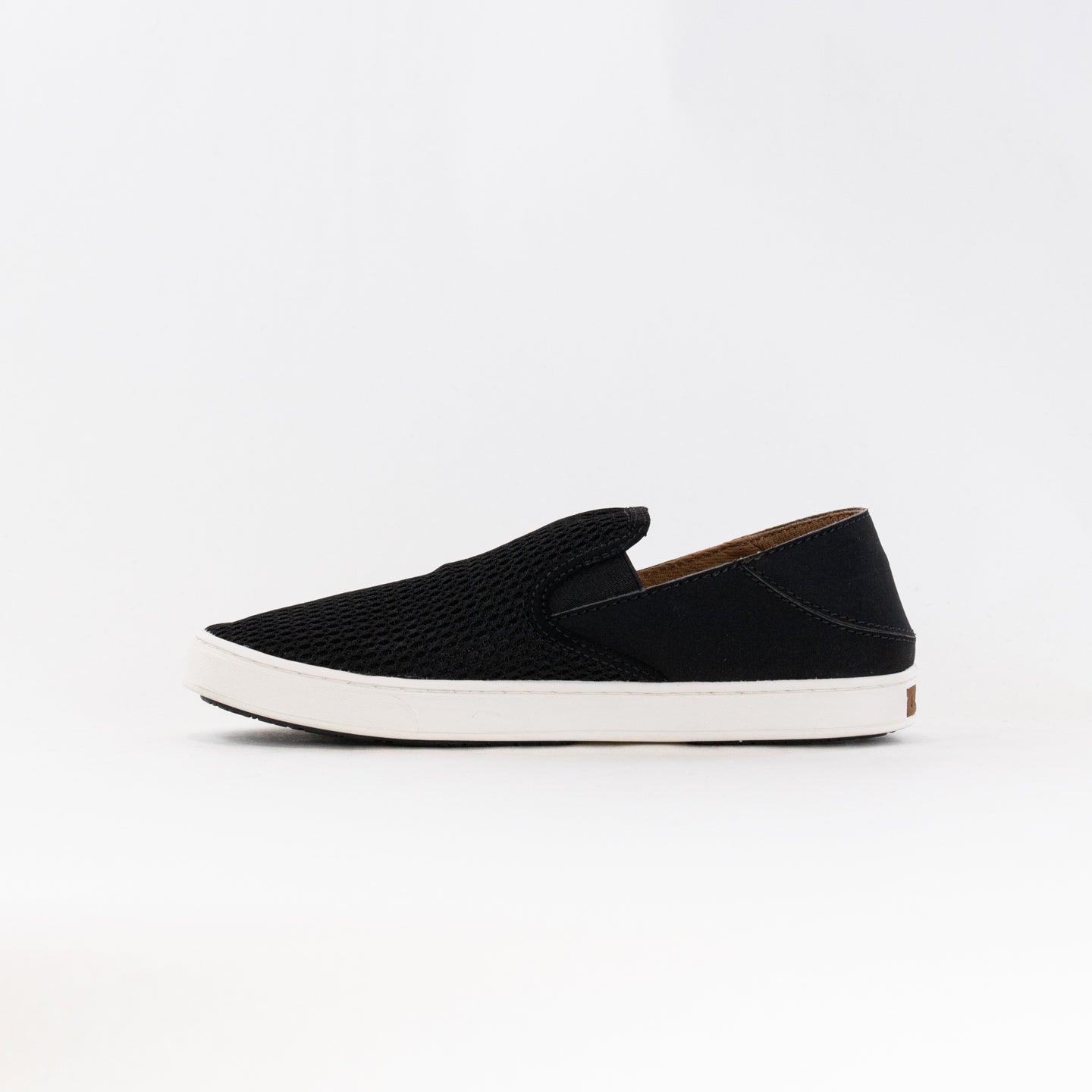 Olukai Women's Pehuea Slip-on Sneakers in Black/Black