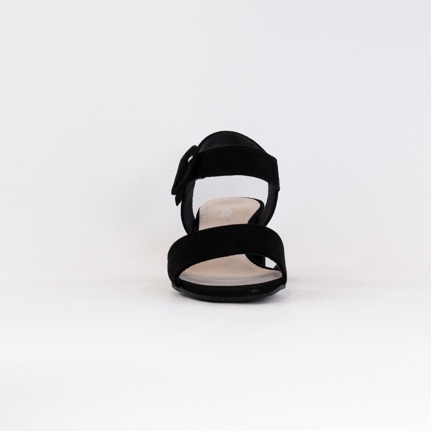 Gabor Women's 21.710.17 Black Ankle Strap Suede Sandals for Fashionable Ladies
