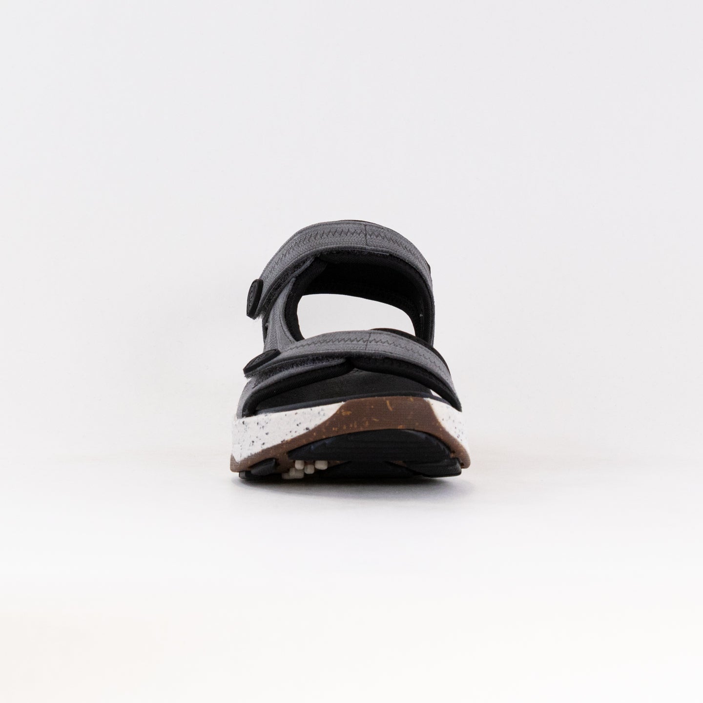 Women's Grey Embossed Taos Super Side Sandals - Water-Friendly & Functional