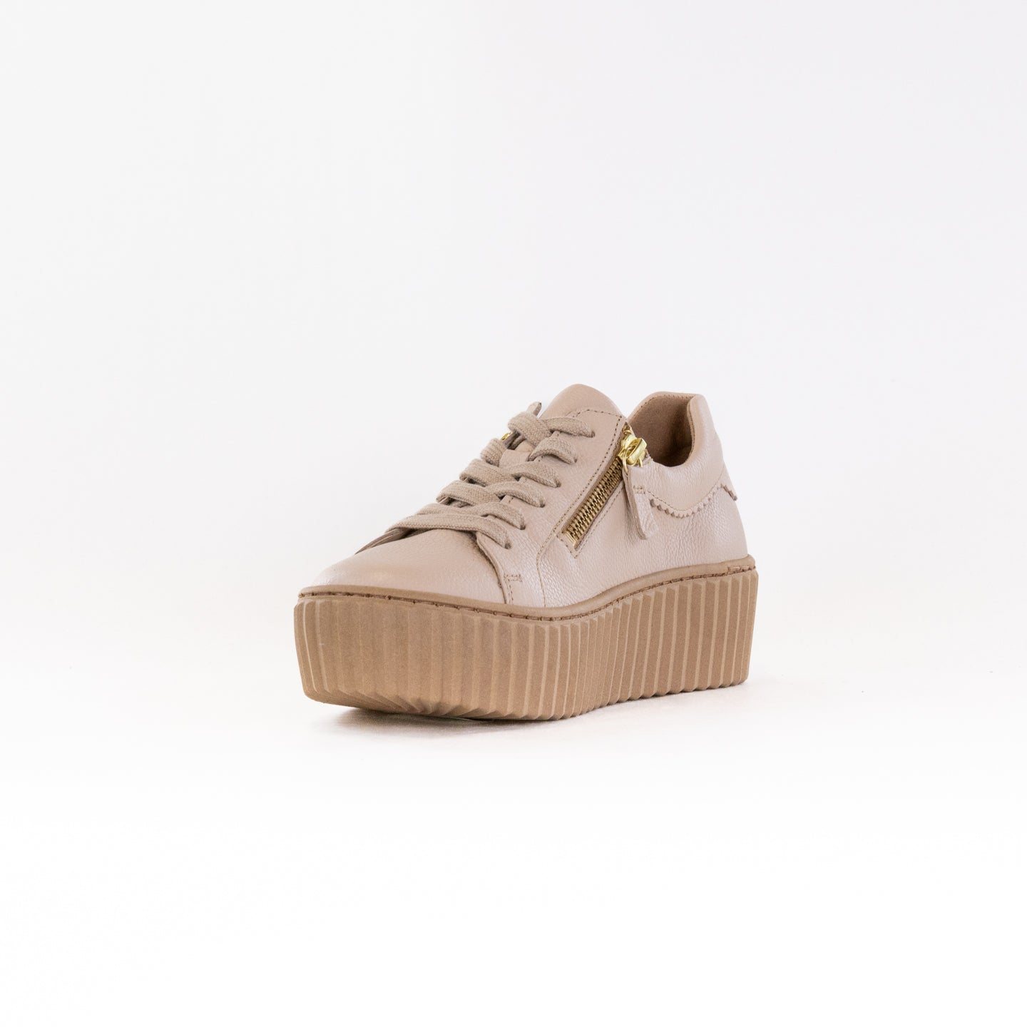 Gabor Women's Sand Leather Casual Sneakers - Model 53.200.22