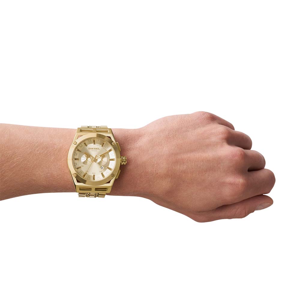 Diesel DZ4580 Timeframe Gold-Plated Stainless Steel Chronograph Watch