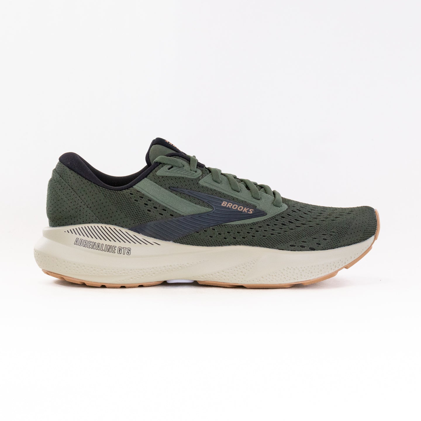 Men's Brooks Adrenaline GTS 24 Running Shoes - Thyme/Black/Pelican
