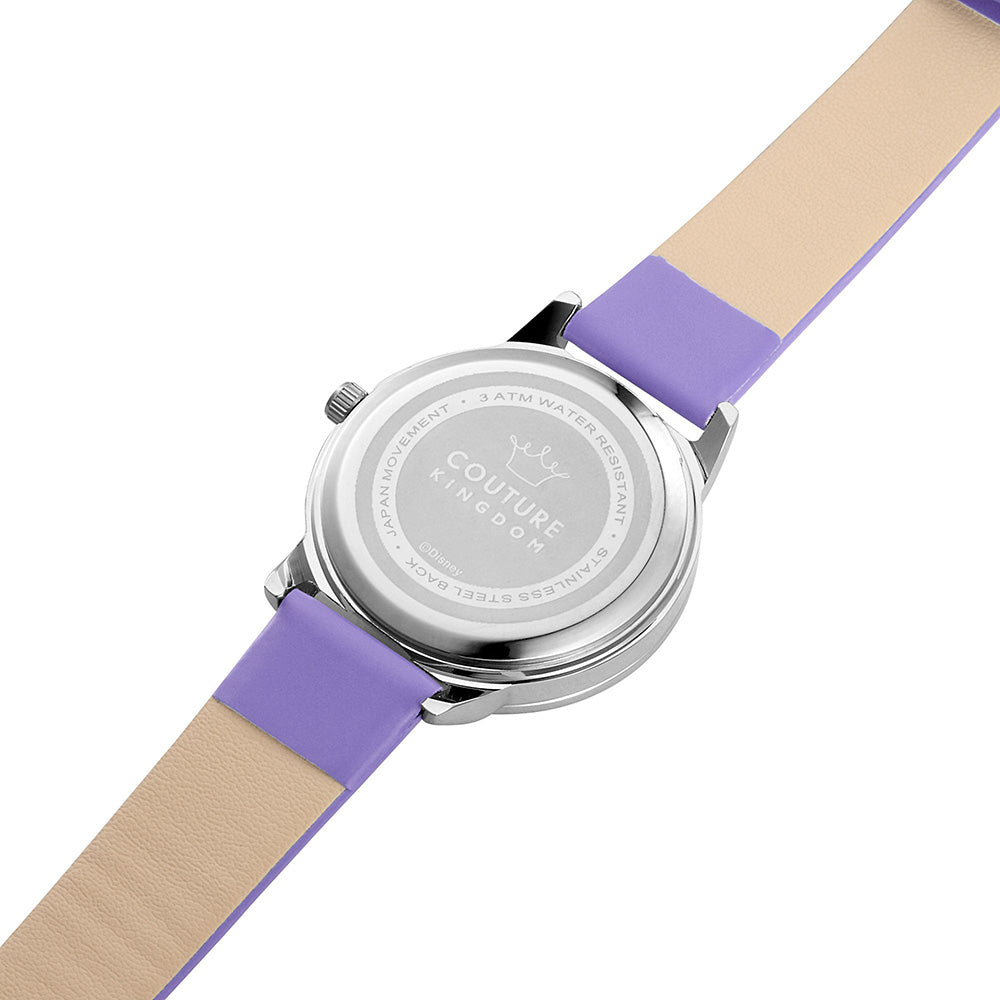 High - quality Disney Daisy Duck Watch with Purple Leather Strap
