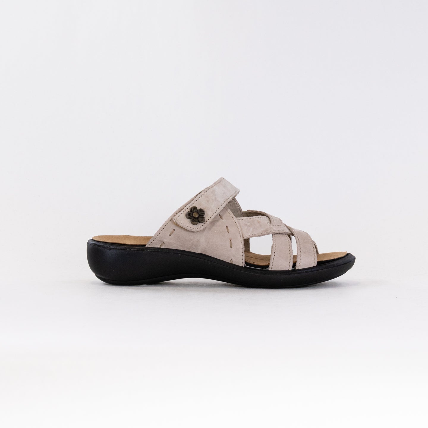 Romika Ibiza 99 Women's Slide Sandals in Beige Color