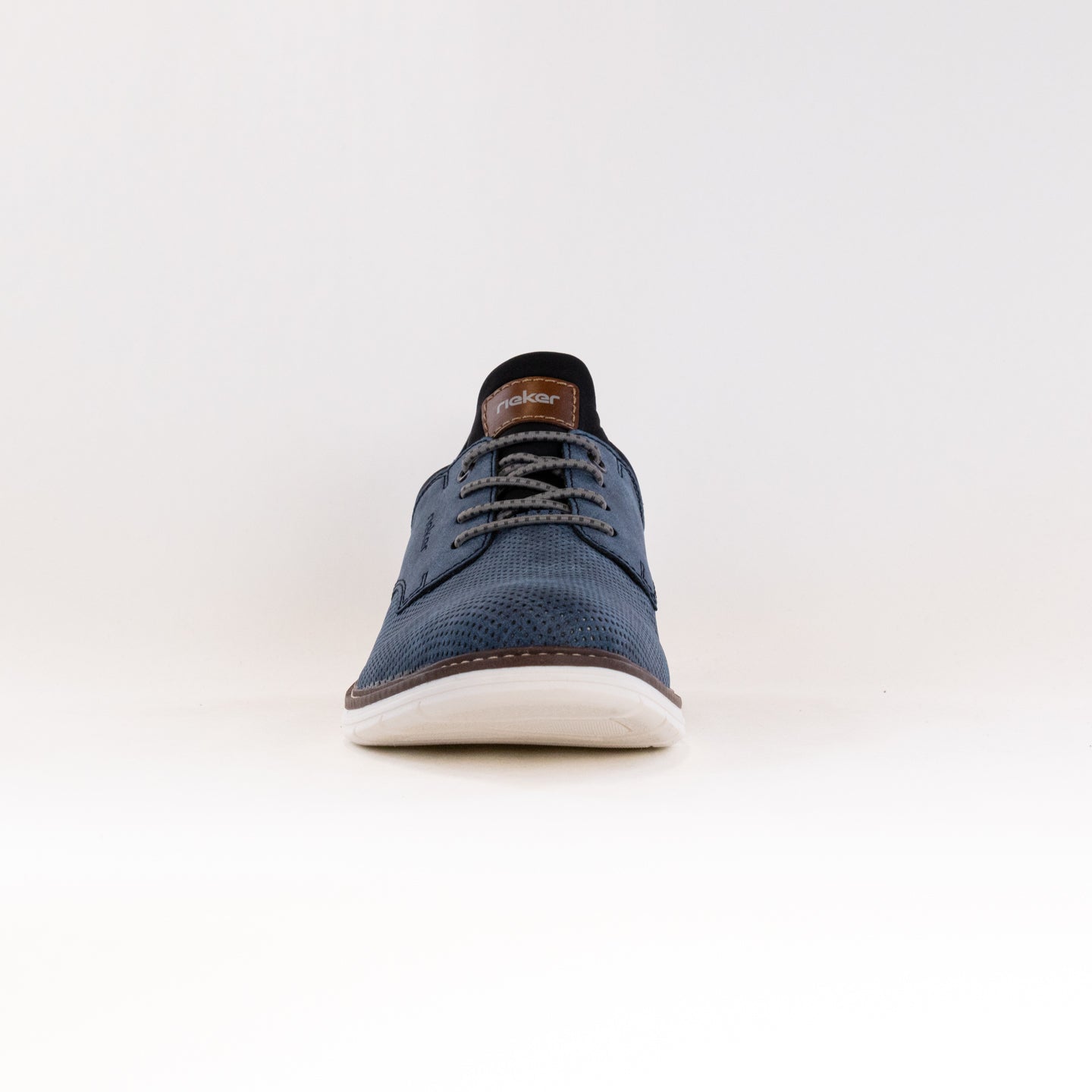 Rieker Men's Dustin 50 Oxford Shoes in Baltic, Armaretto, and Black