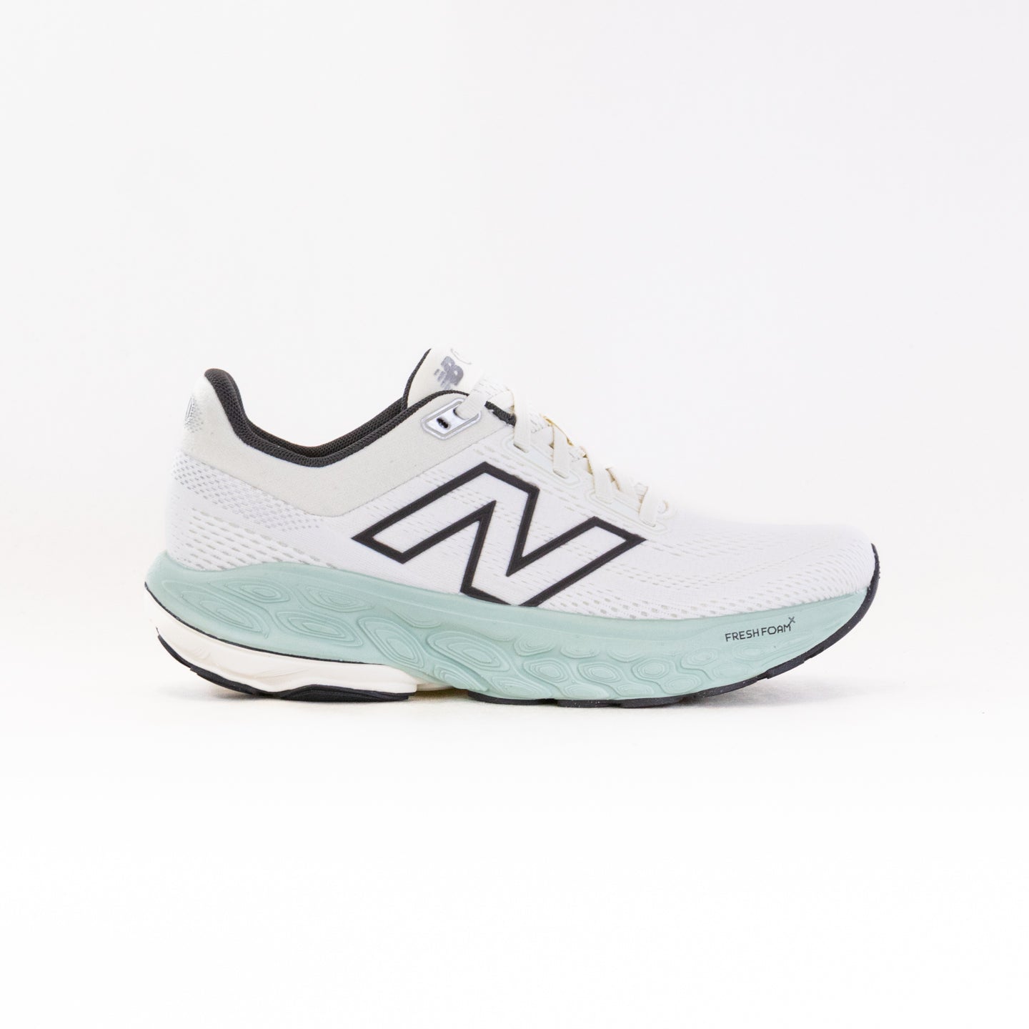 New Balance Women's 860V14 Running Shoes in White and Beige Color Scheme