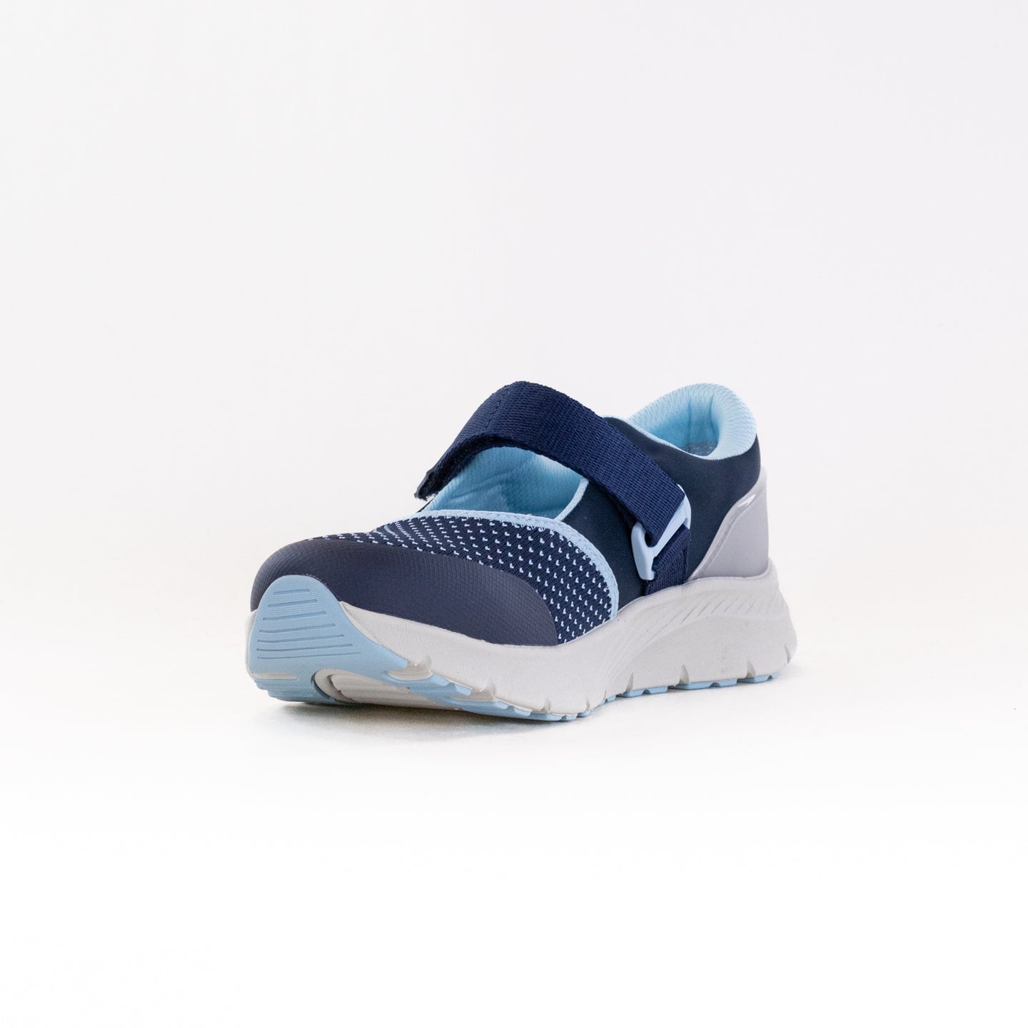 Alegria Atlis Women's Blue Ice Mesh Athletic Shoes with Charm
