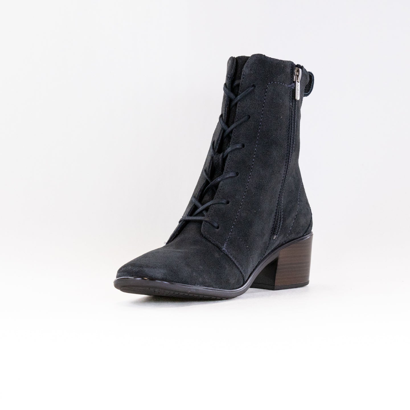 Naot Women's Majesty Mid-Calf Boots in Charcoal Soft Suede