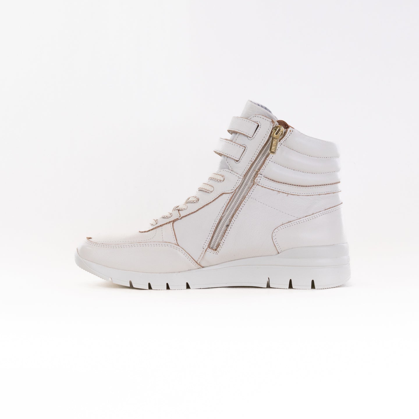 Pikolinos Women's High-Top Cantabria Sneakers in Nata Calfskin Leather - Model W4R-8577