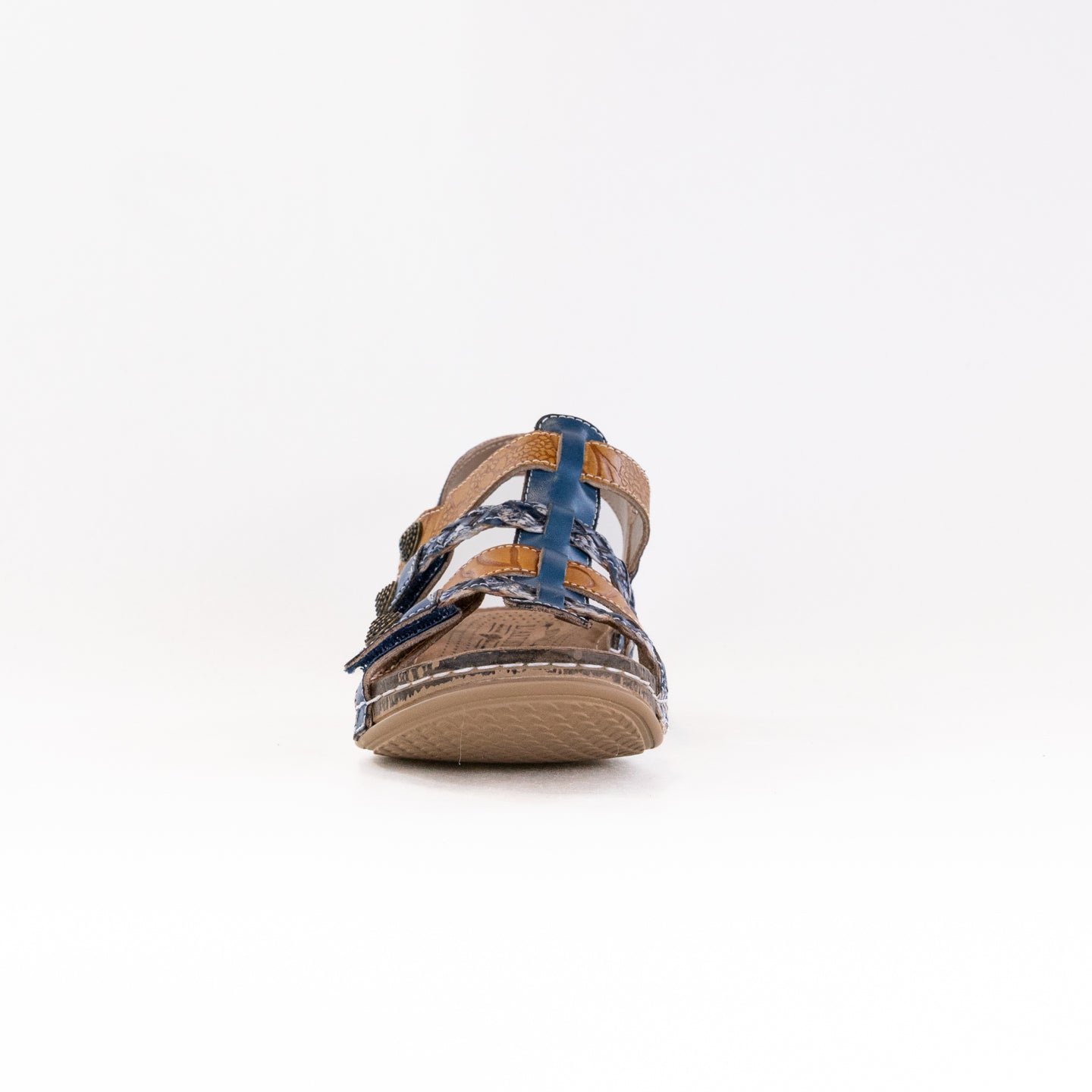 Spring Step L'Artiste Women's Delila Sandals in Blue Multi Color