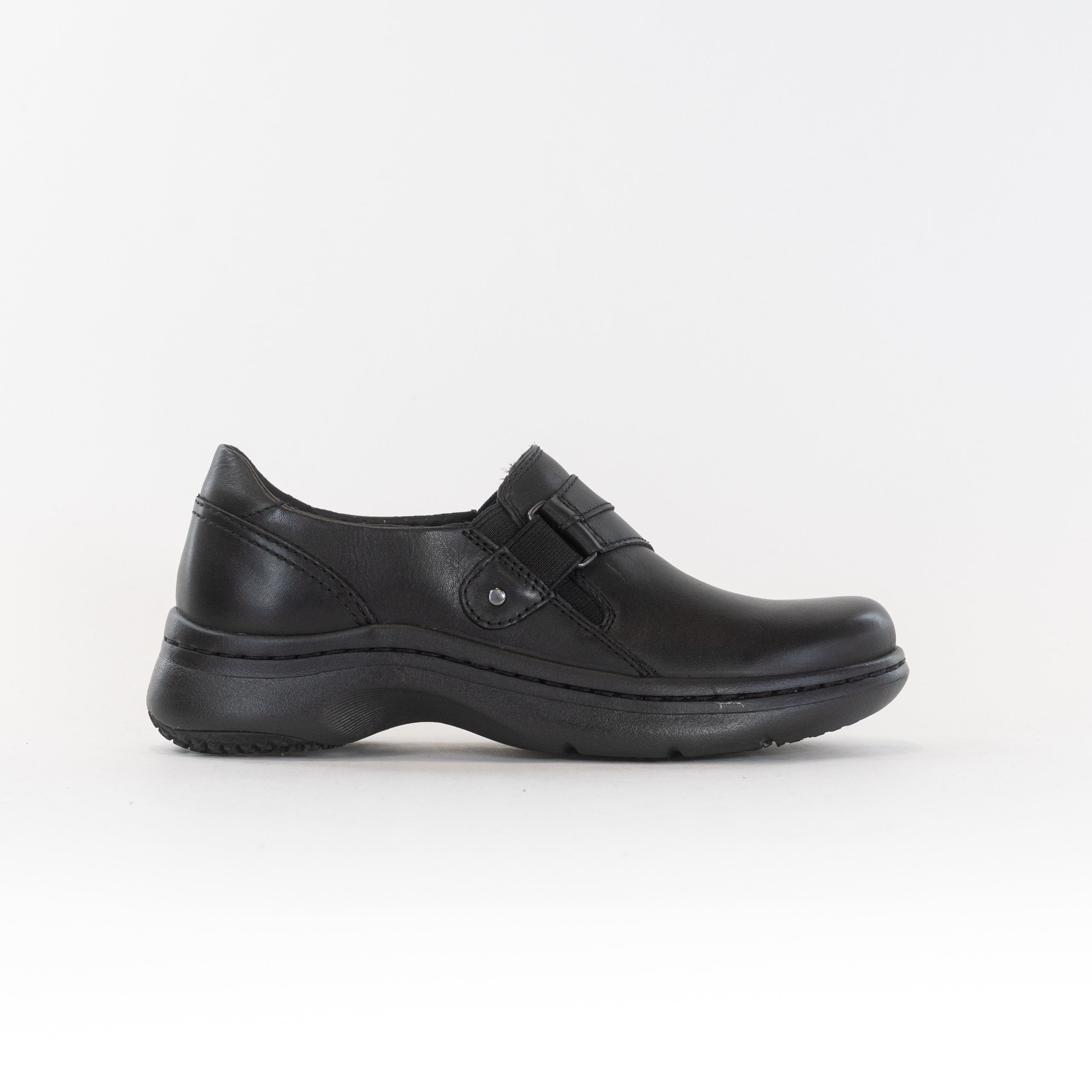 Women's Black Clarks Pro Sky - Comfortable Work Shoes