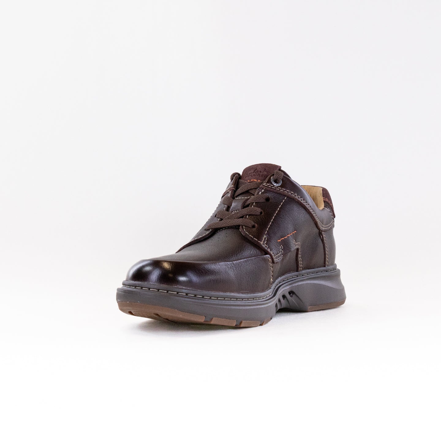 Clark's Men's Un Briley Lace Casual Comfort Shoes in Mahogany Color