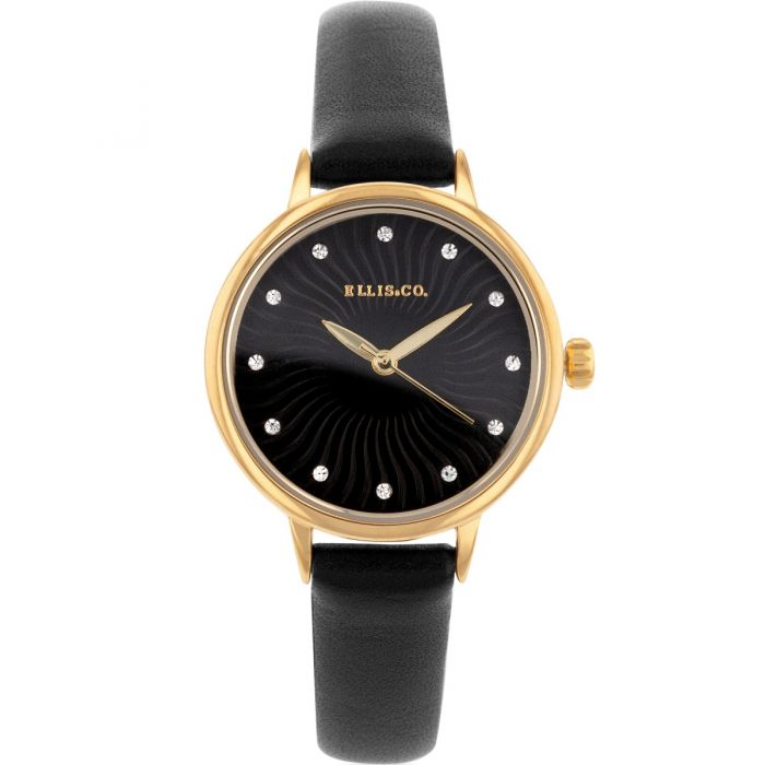 Ellis & Co Stylish 'Sonia' Quartz Leather Watch