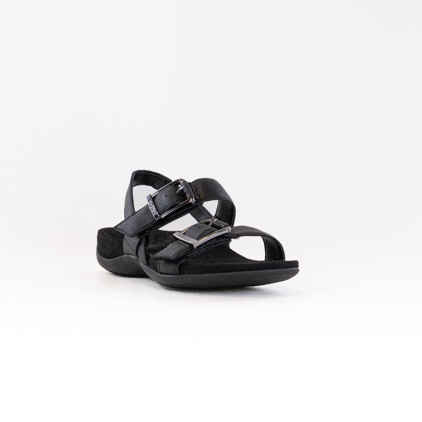 Women's Vionic Reese Black Slingback Sandal with Adjustable Fit