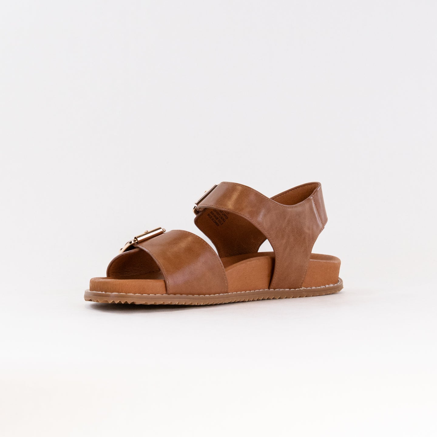 Women's Tan Leather Casual Sandals - Ziera Hastice