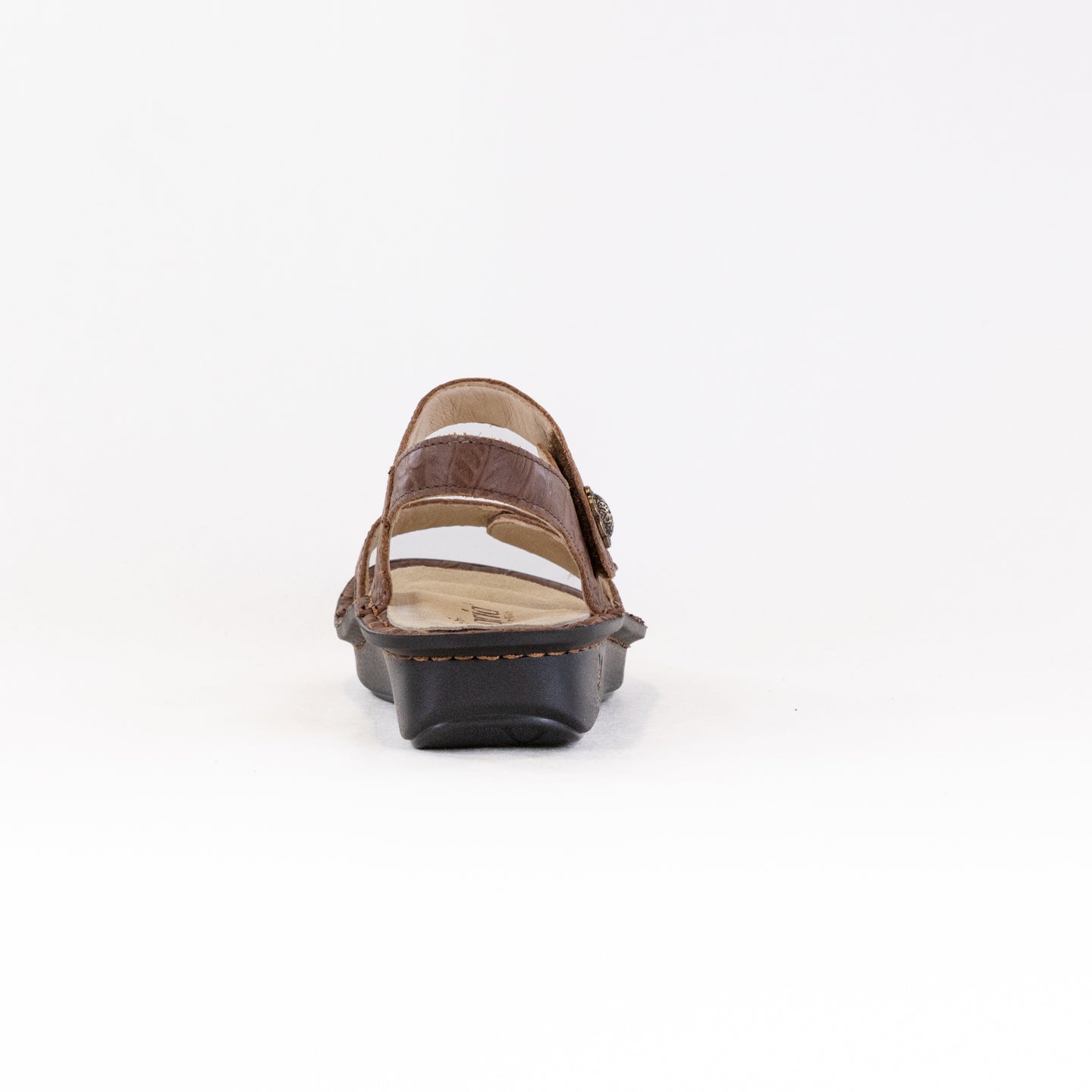 Women's Elegant Adjustable Alegria Vienna Sandals in Delicut Tawny
