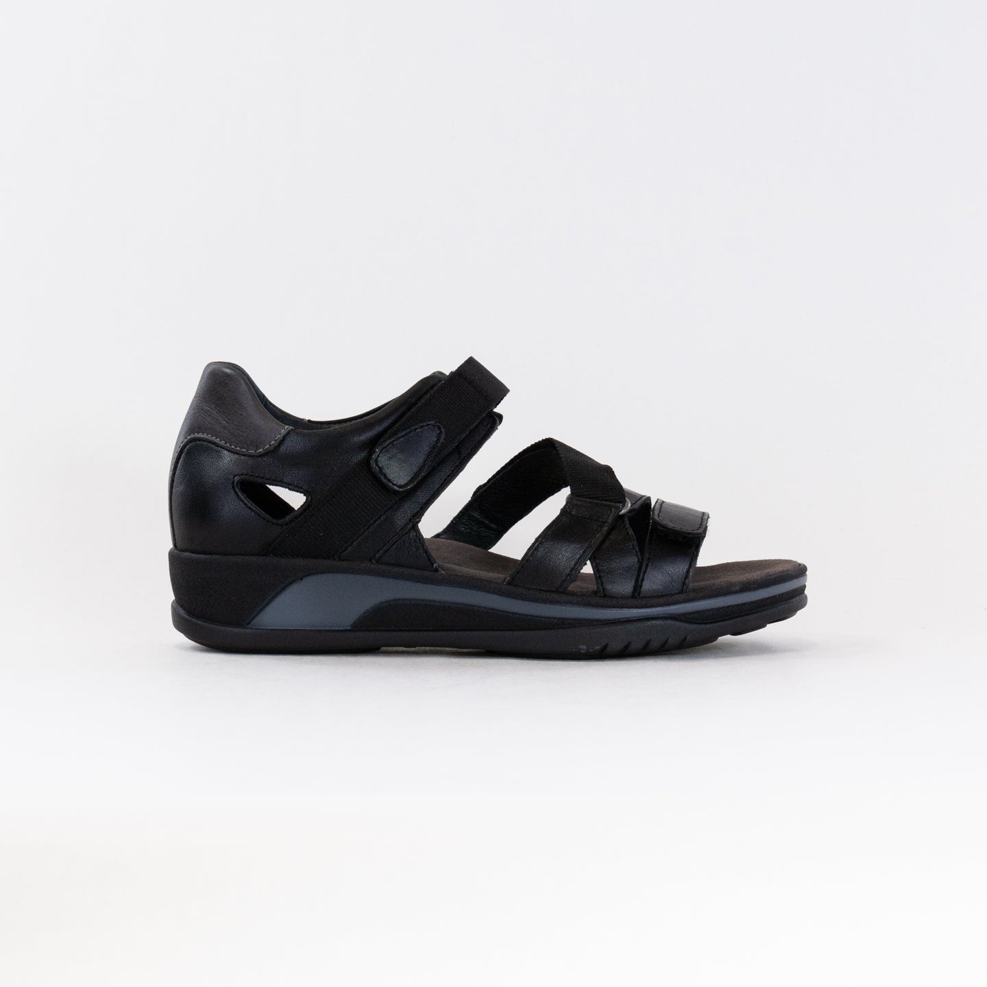 Wolky Women's Black Desh Trekking Sandals for Comfortable Adventures