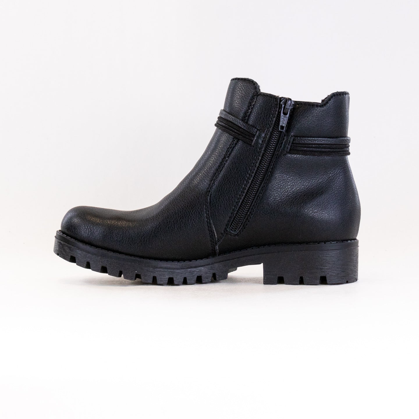 Stylish Women's Rieker Payton 78565 Chelsea Boots in Classic Black