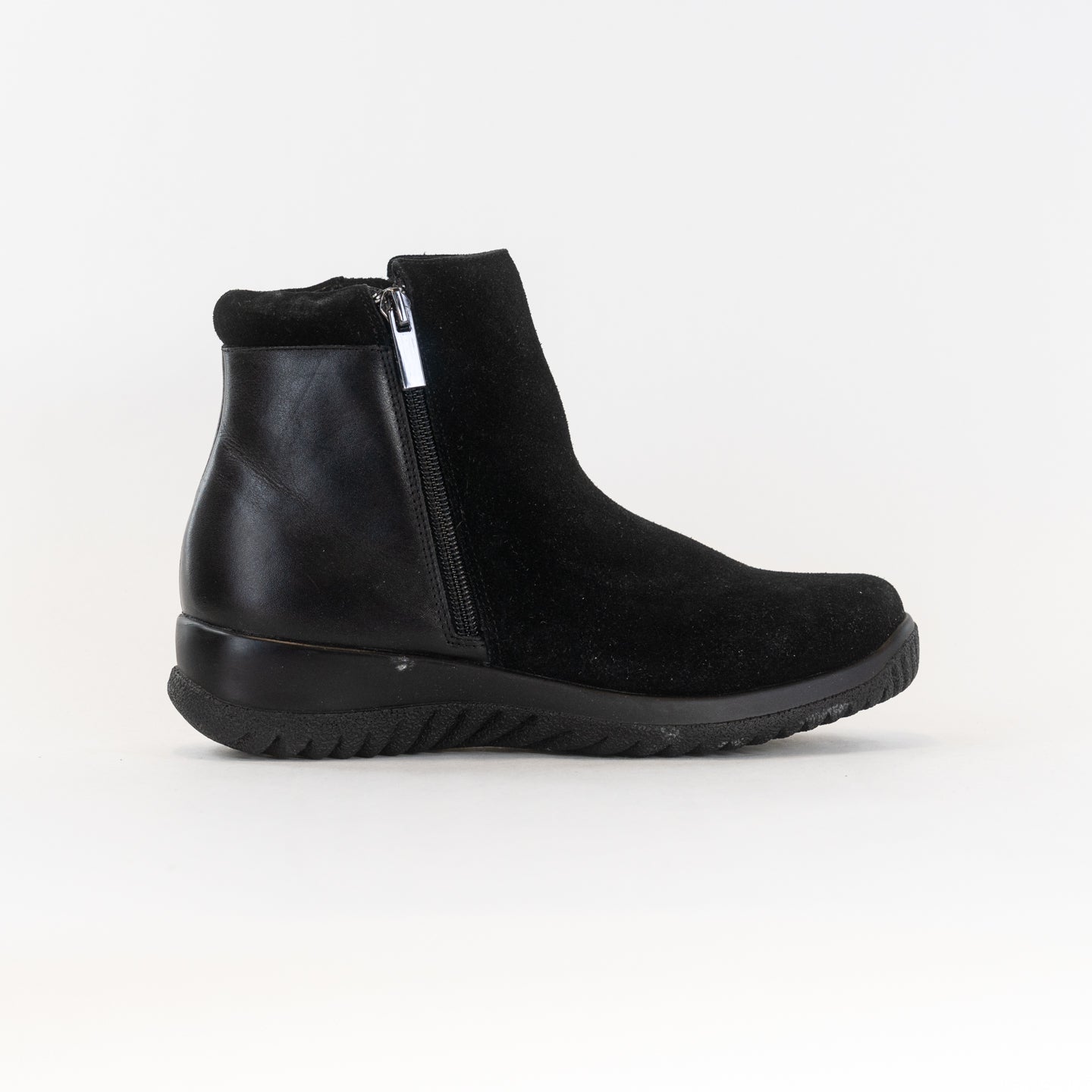 Women's Black Suede Combo Drew Kool Comfortable Boots