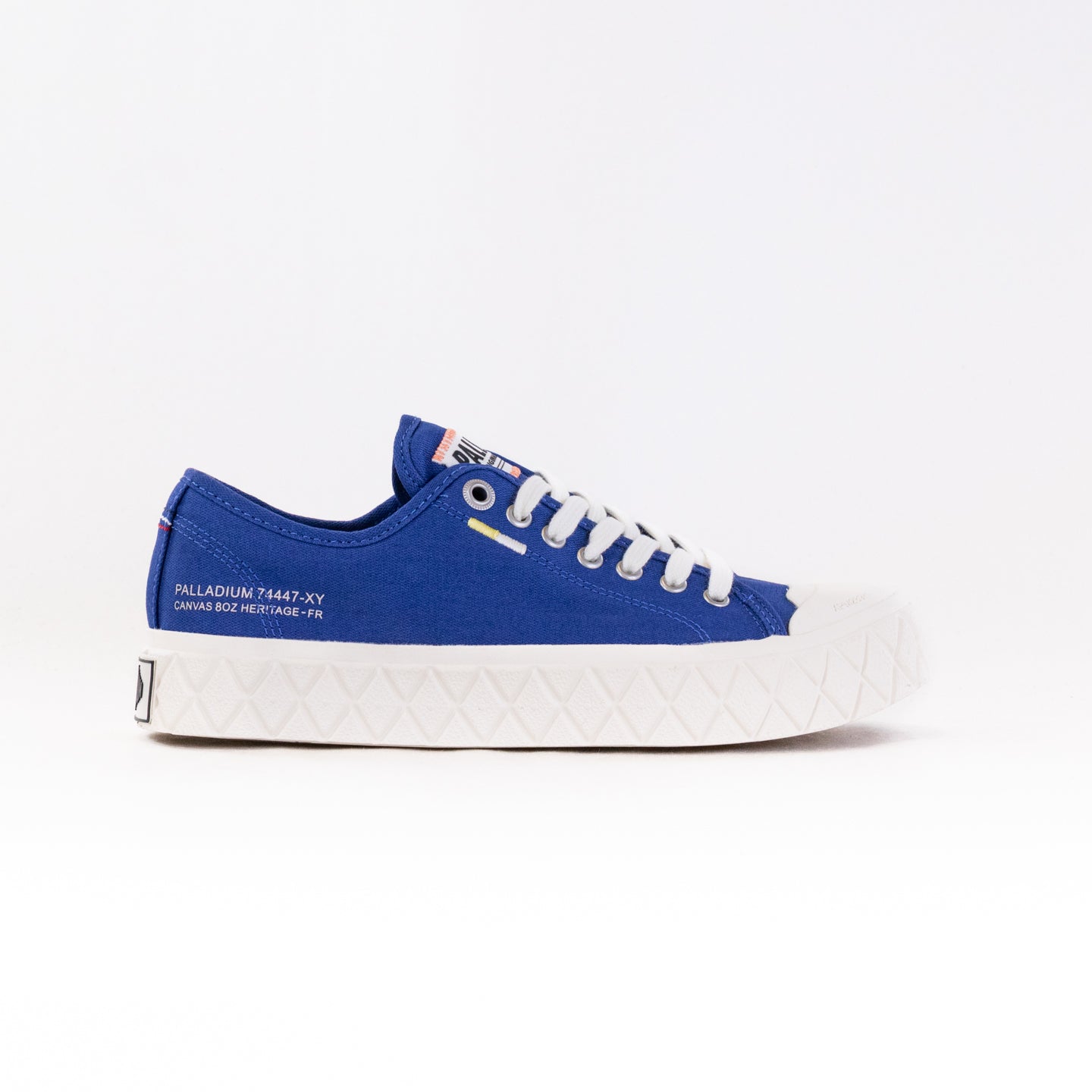 Palladium Women's Retro Blue Palla Ace CVS Organic Low - Cut Canvas Sneakers