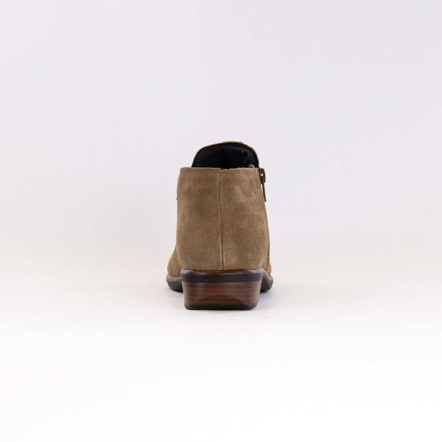 Naot Women's Helm Bootie in Acorn Suede Material