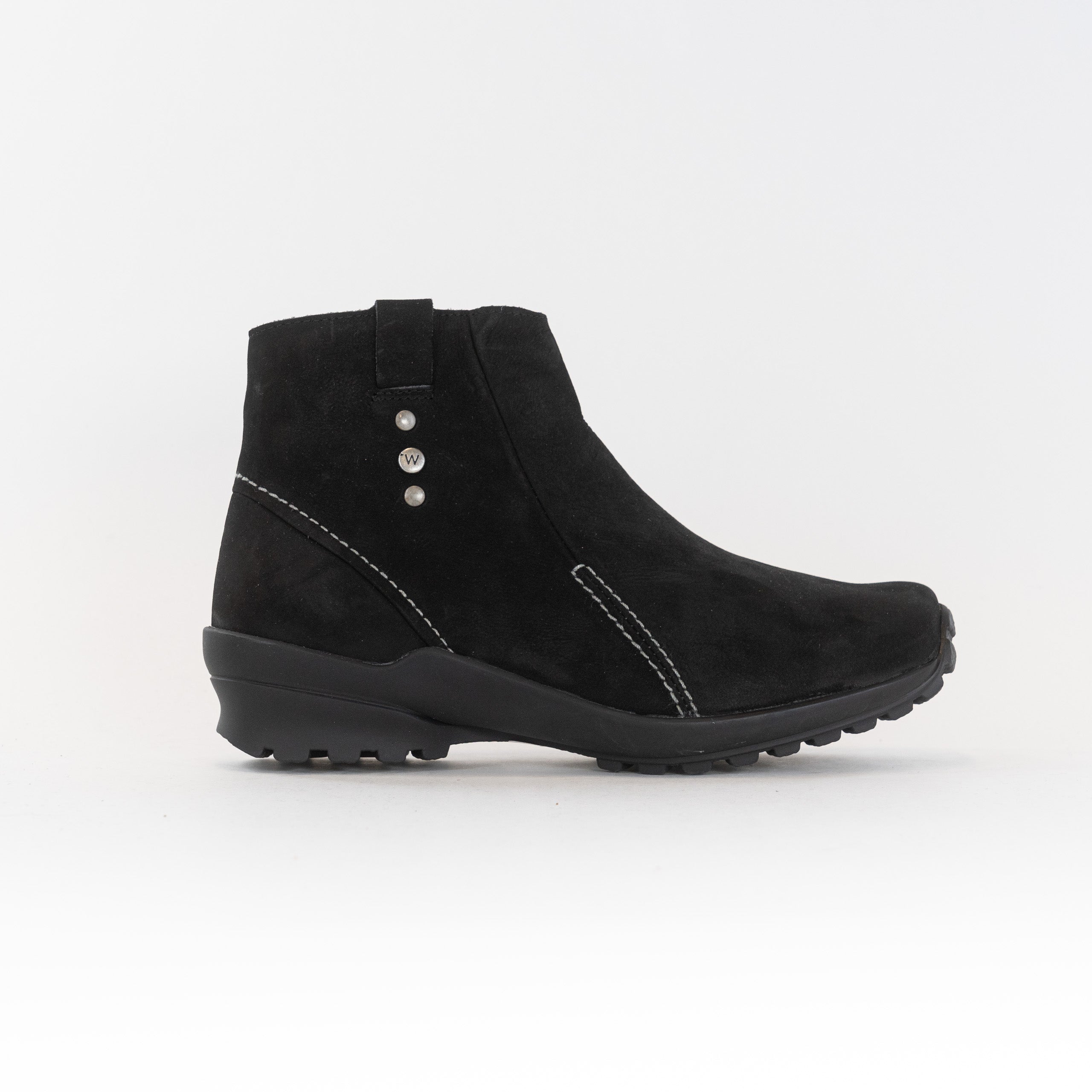 Wolky Women's Zion WR Waterproof Boots in Black Oiled Leather