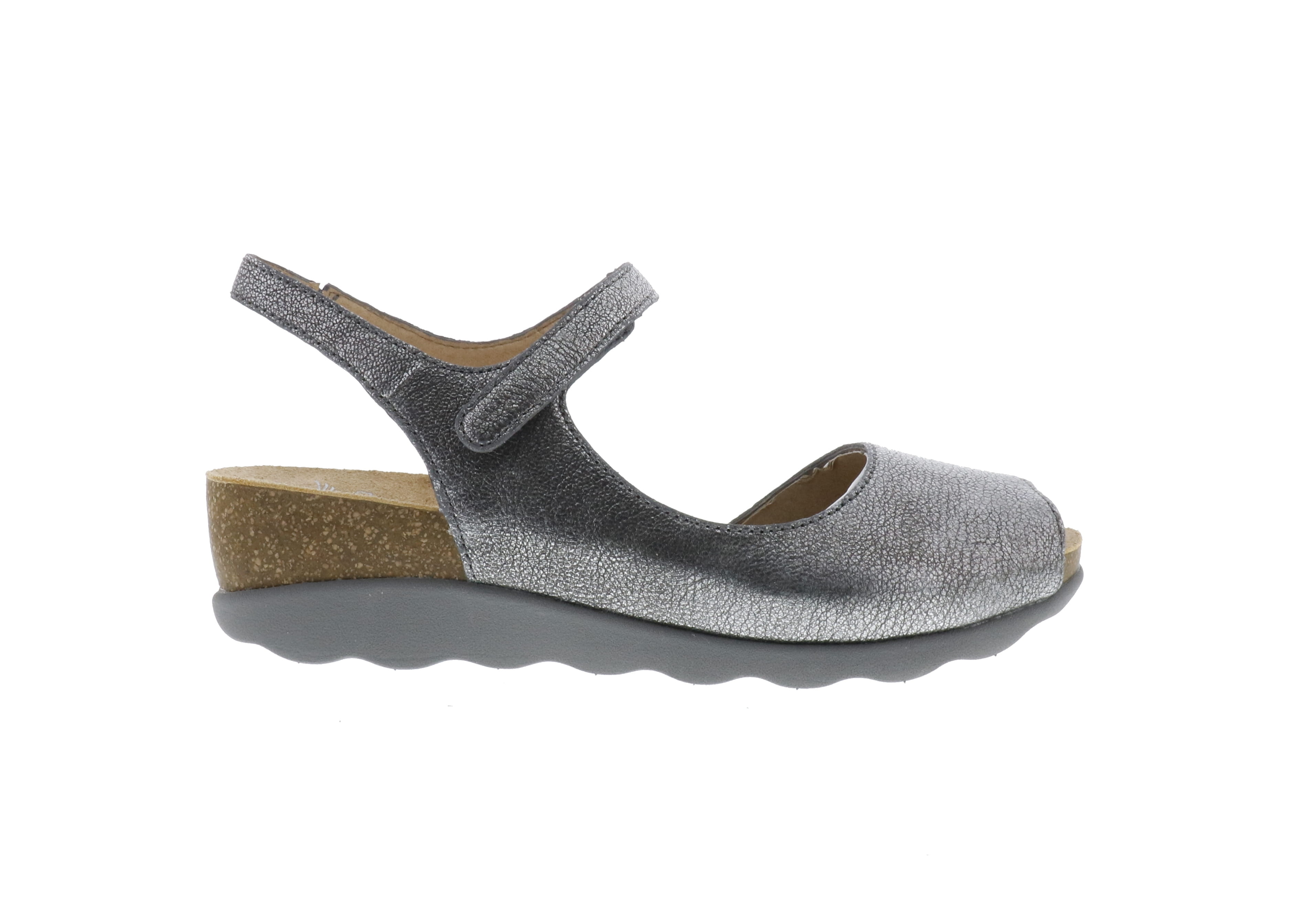 Dansko Women's Marcy Pewter Wedge Sandals - Ideal for Warm-Weather Events