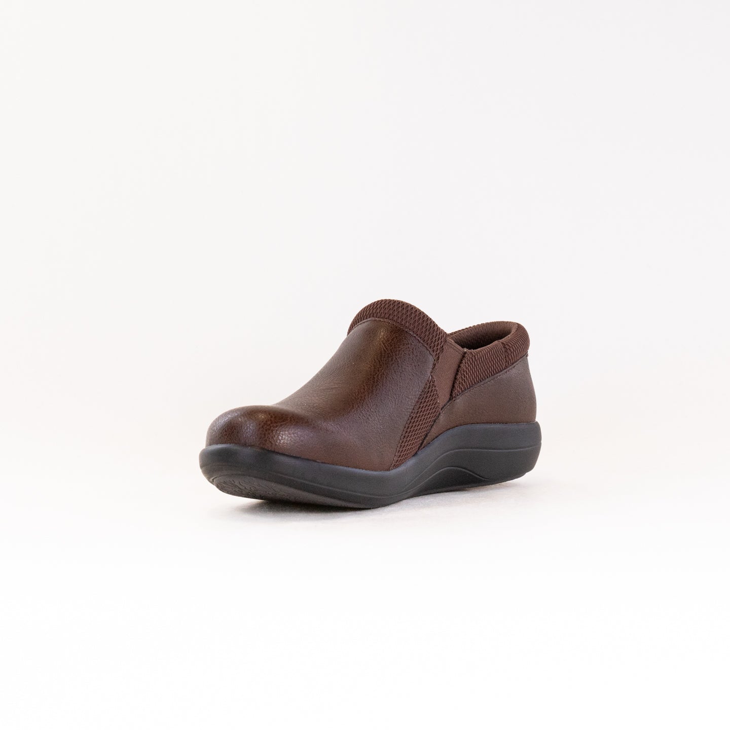 Women's Alegria Duette Casual Vegan Slip-On Shoes in Fudge Color